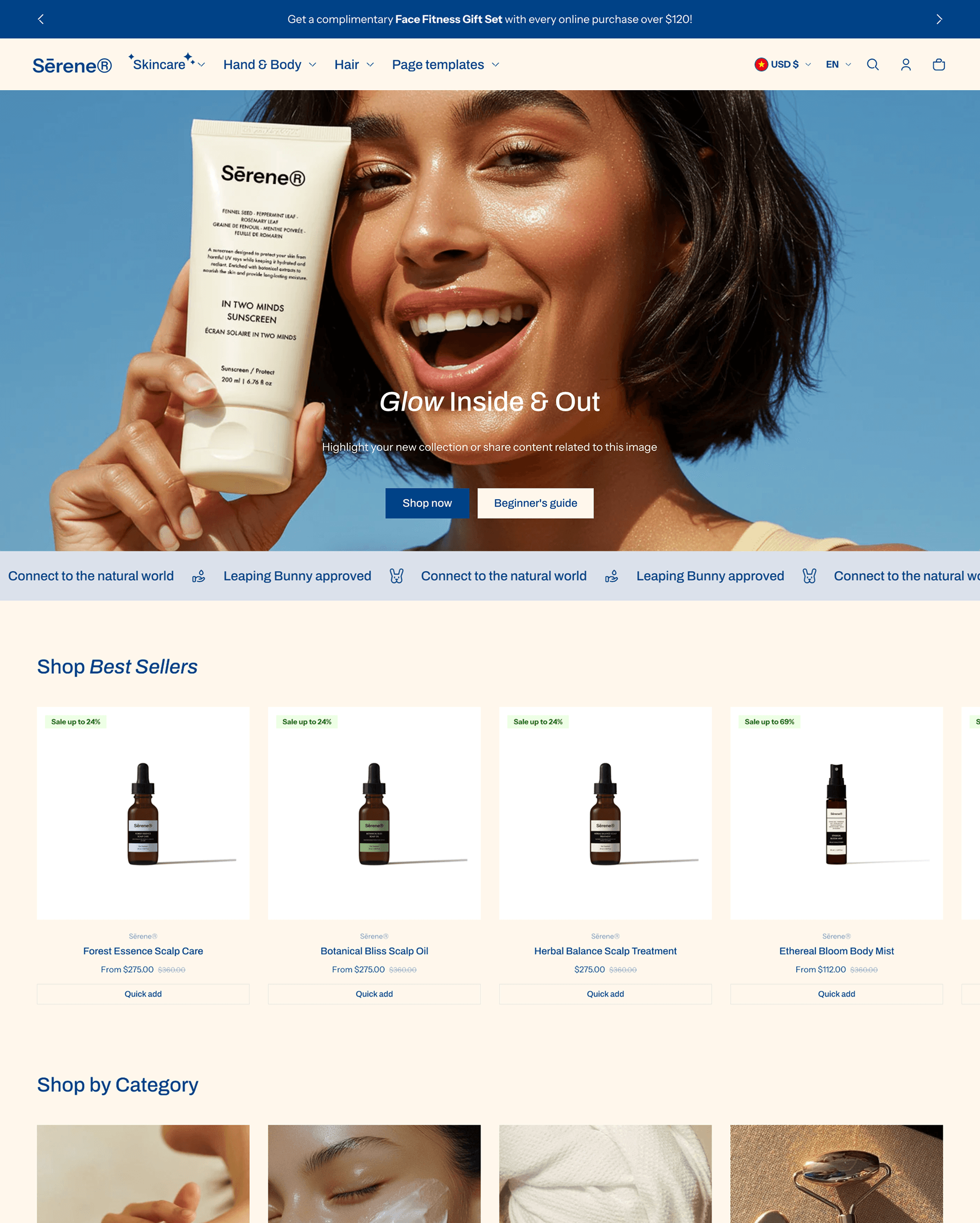 Shine Shopify theme preview