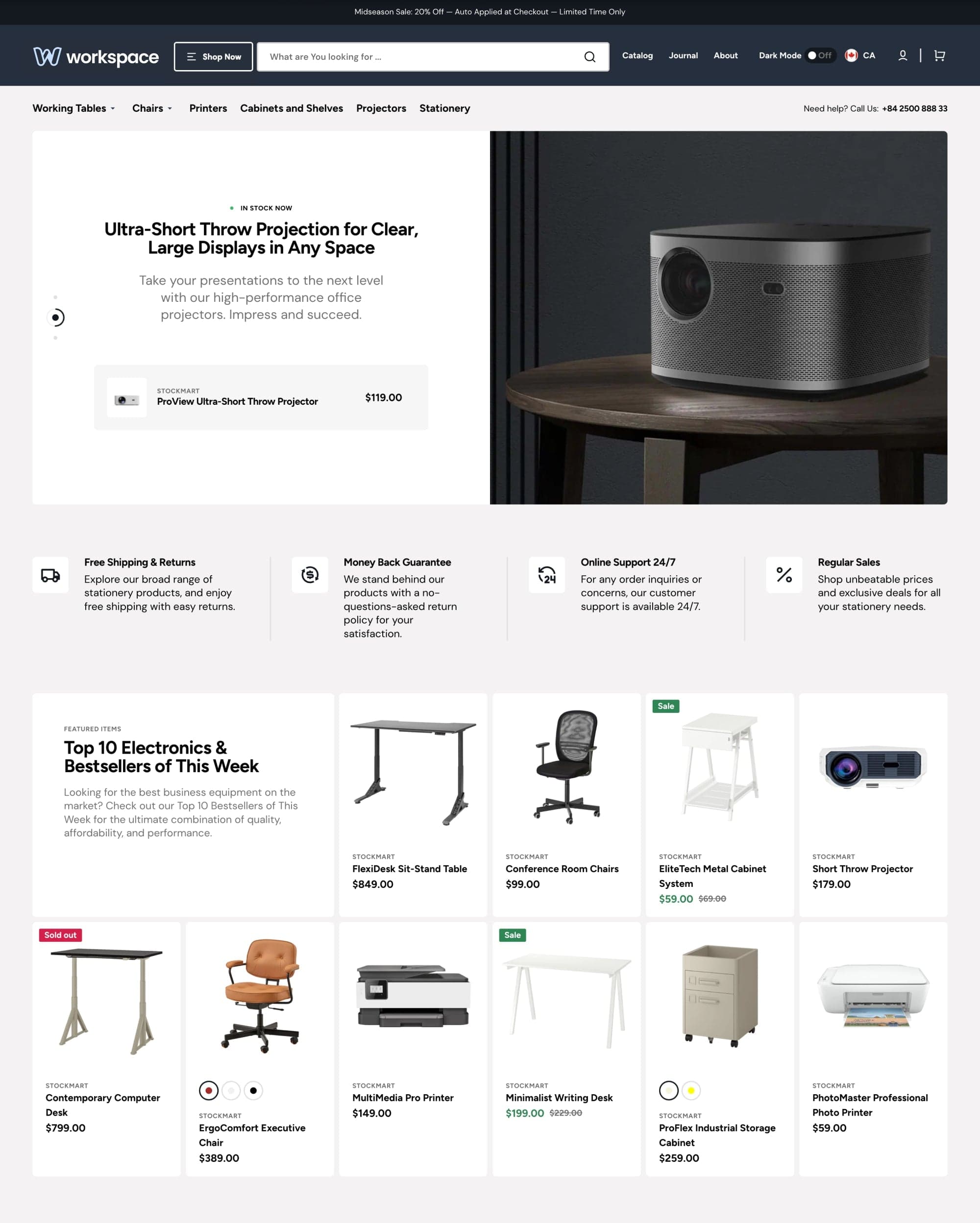 Stockmart Workspace preset