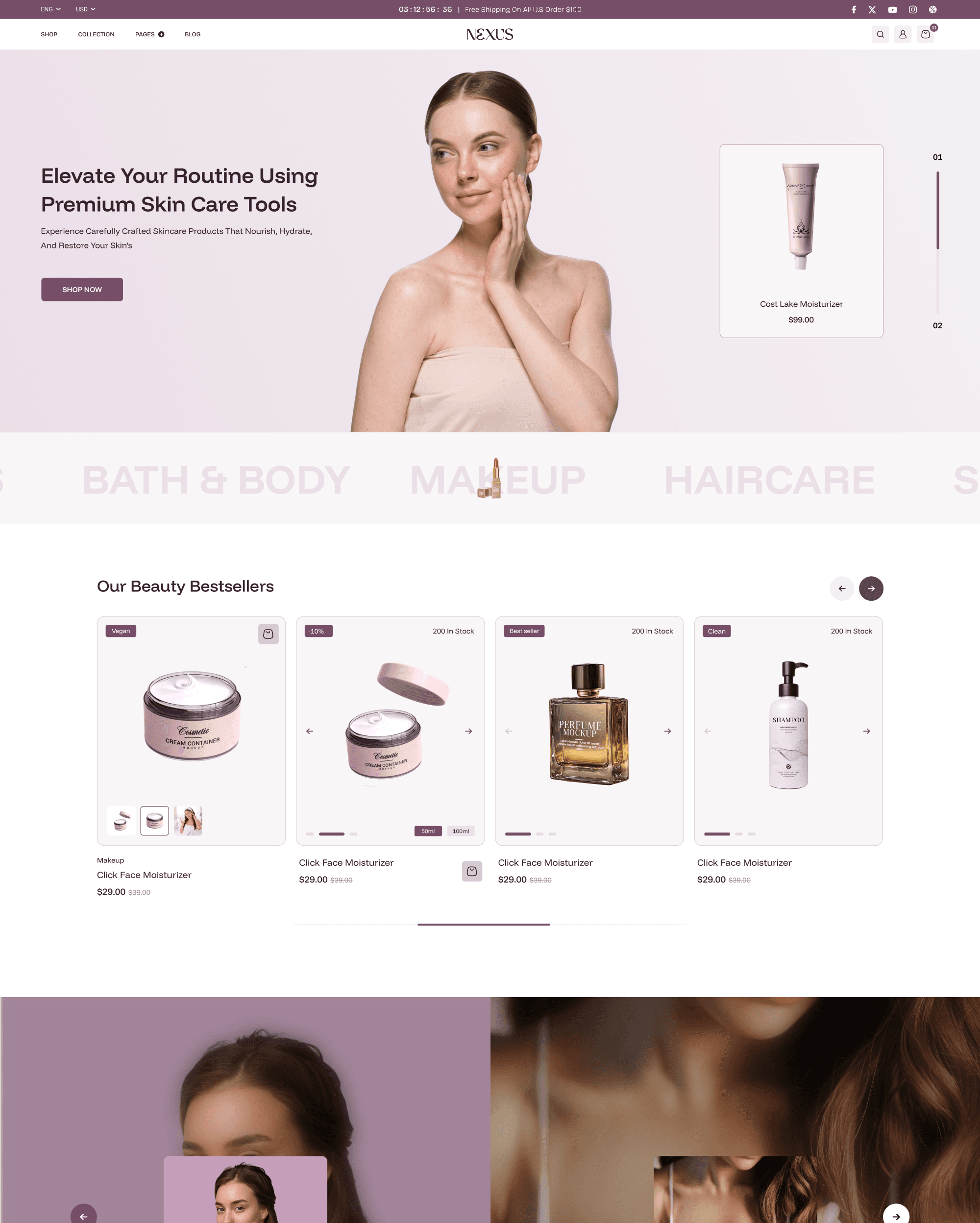 Nexus Shopify theme preview