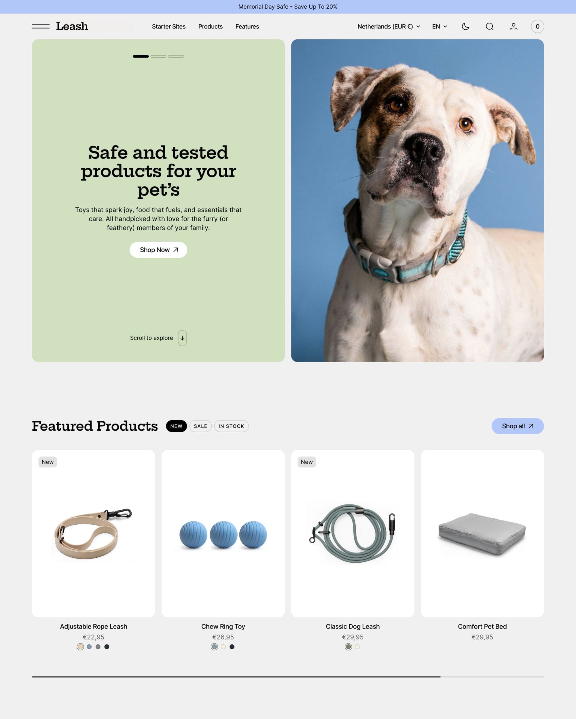 Leash preset for San Francisco