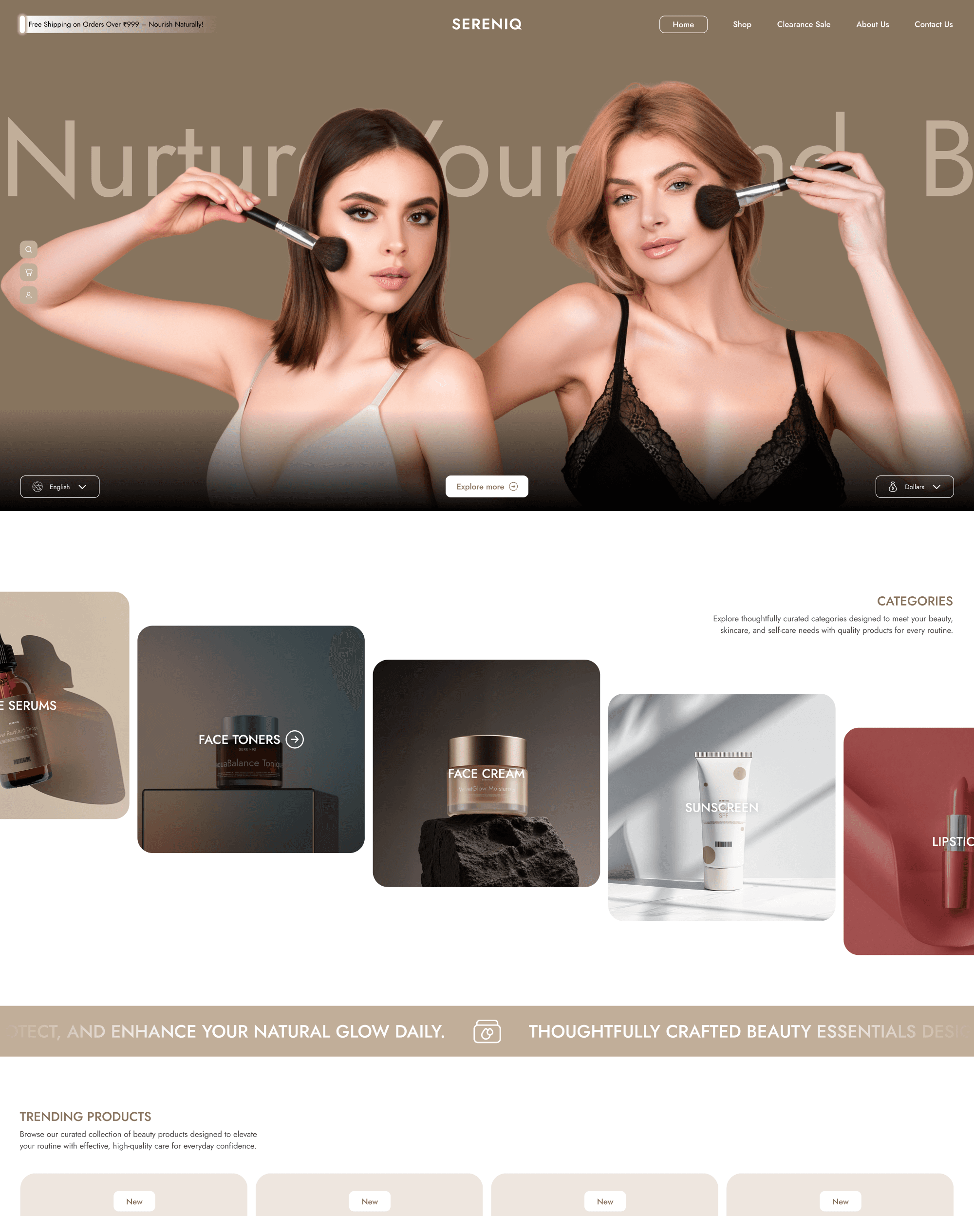 Noble Shopify theme preview