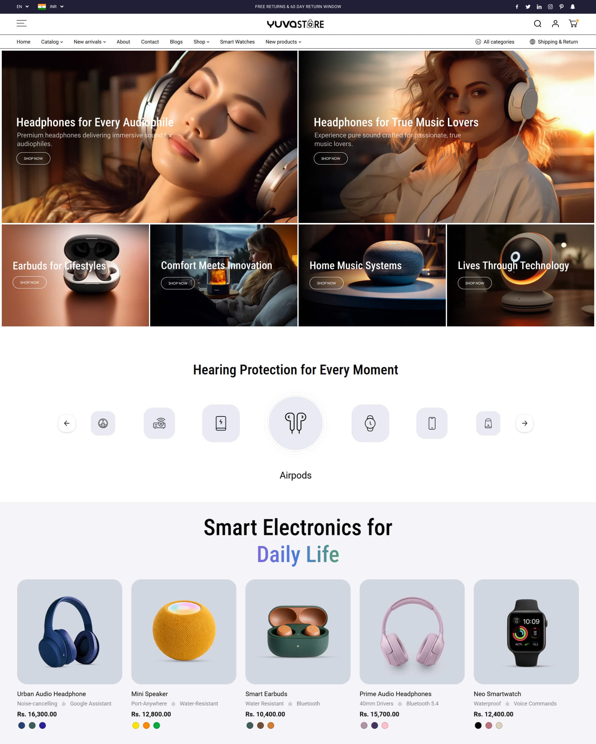 Yuva Shopify theme preview