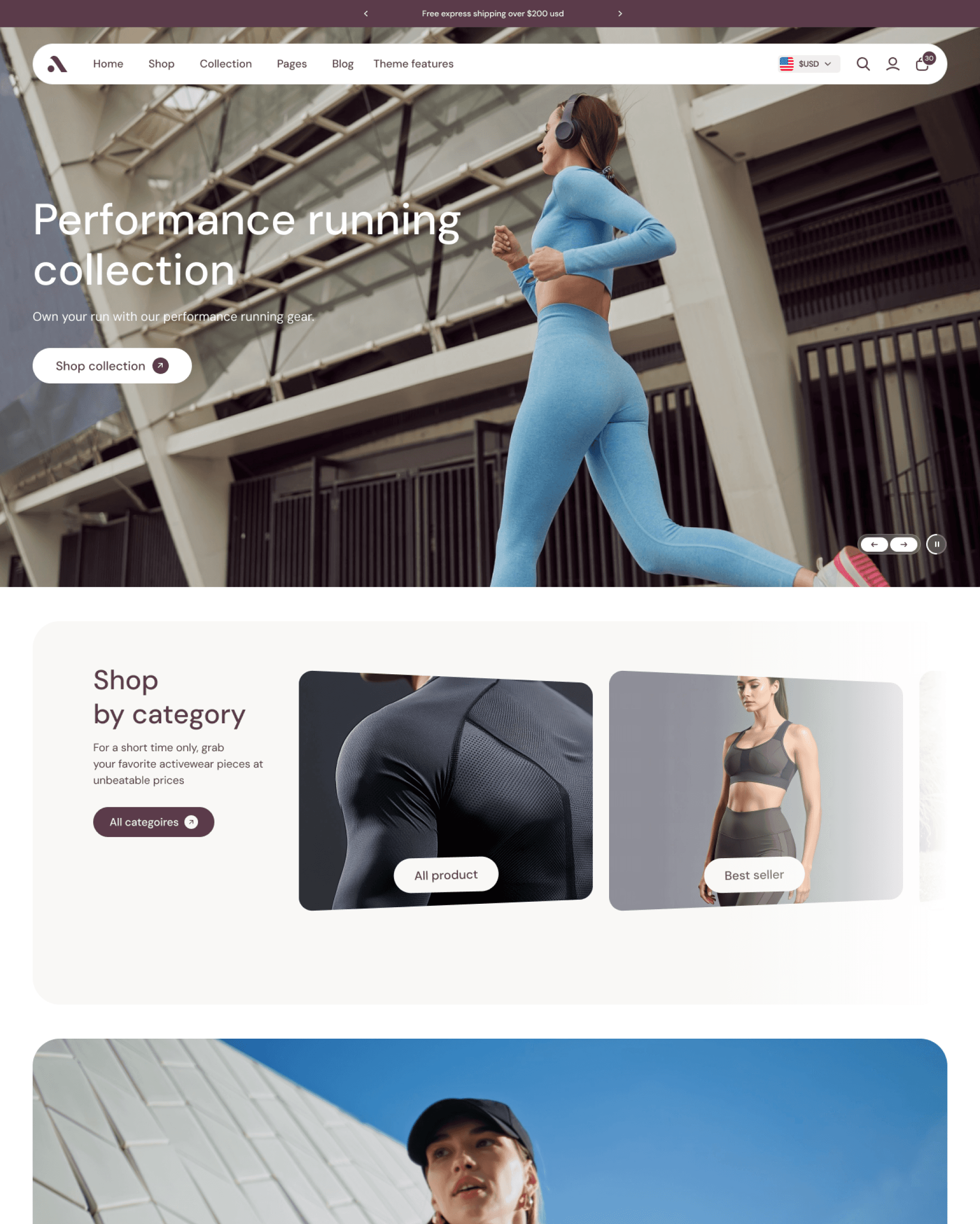 Athora Shopify theme preview