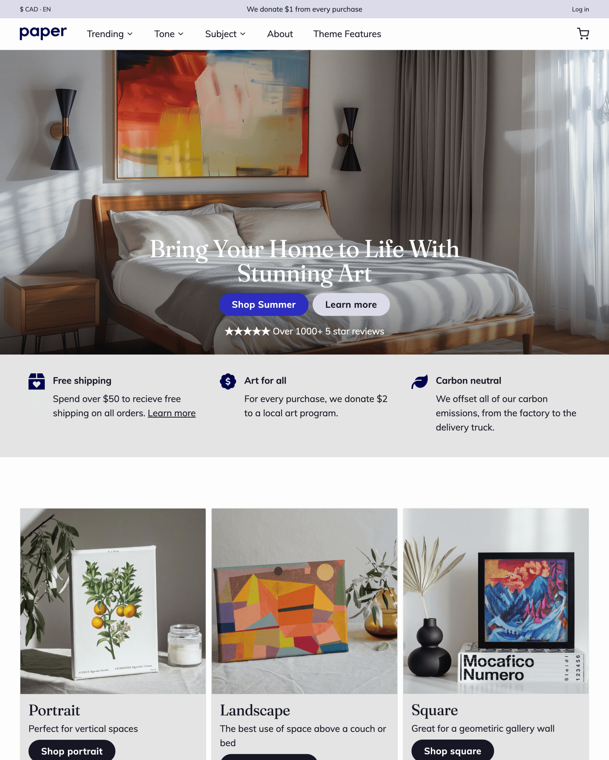 Paper Postcard preset