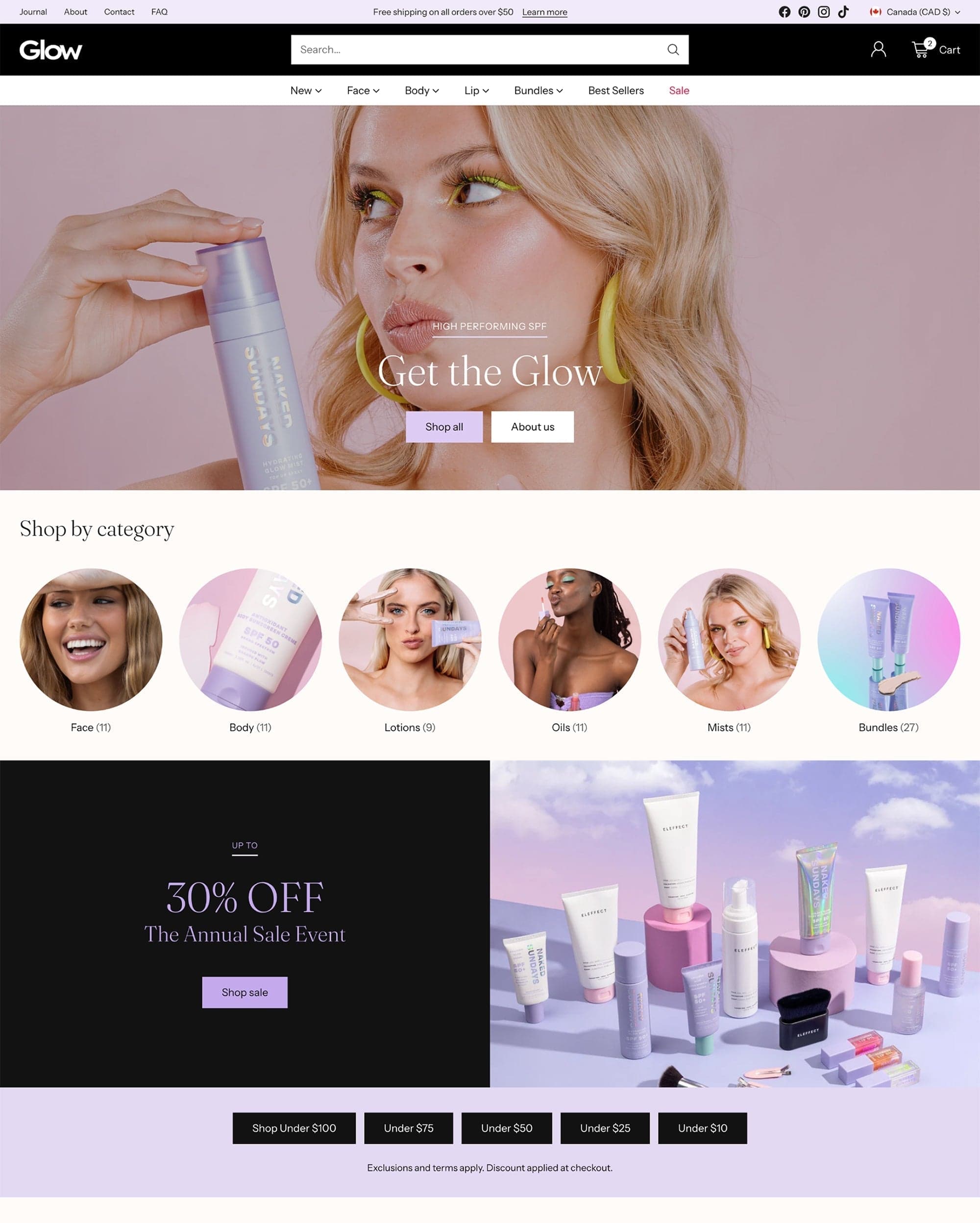 Cornerstone Glow preset