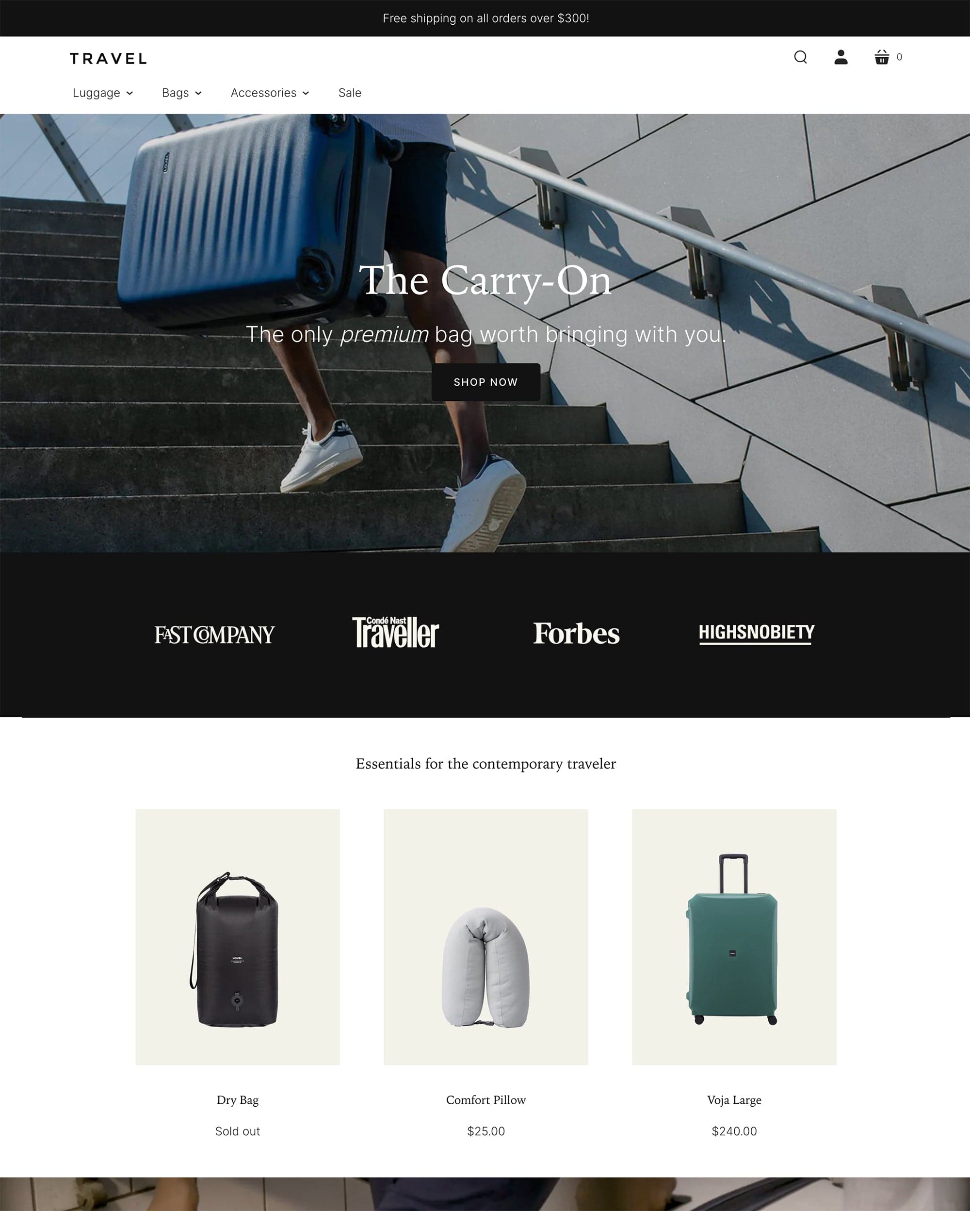 Startup Travel preset