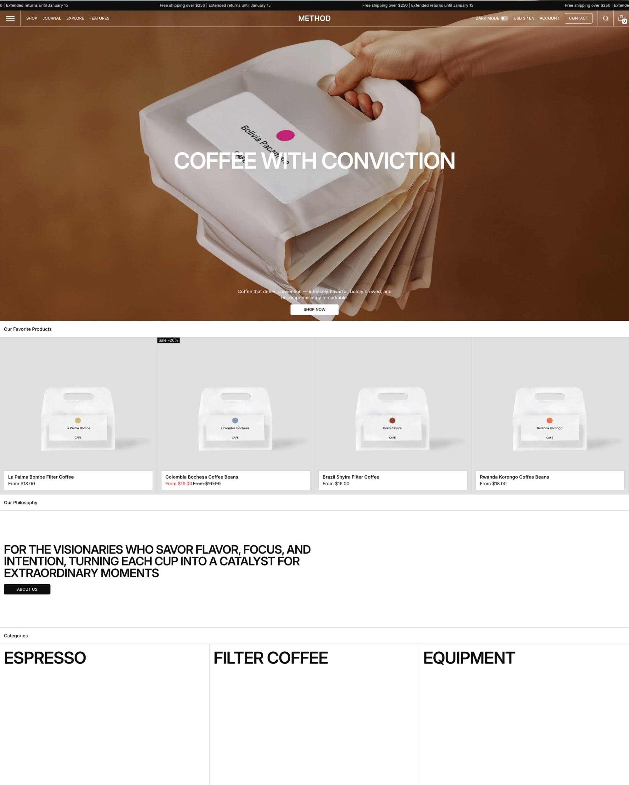 Zenith Method preset
