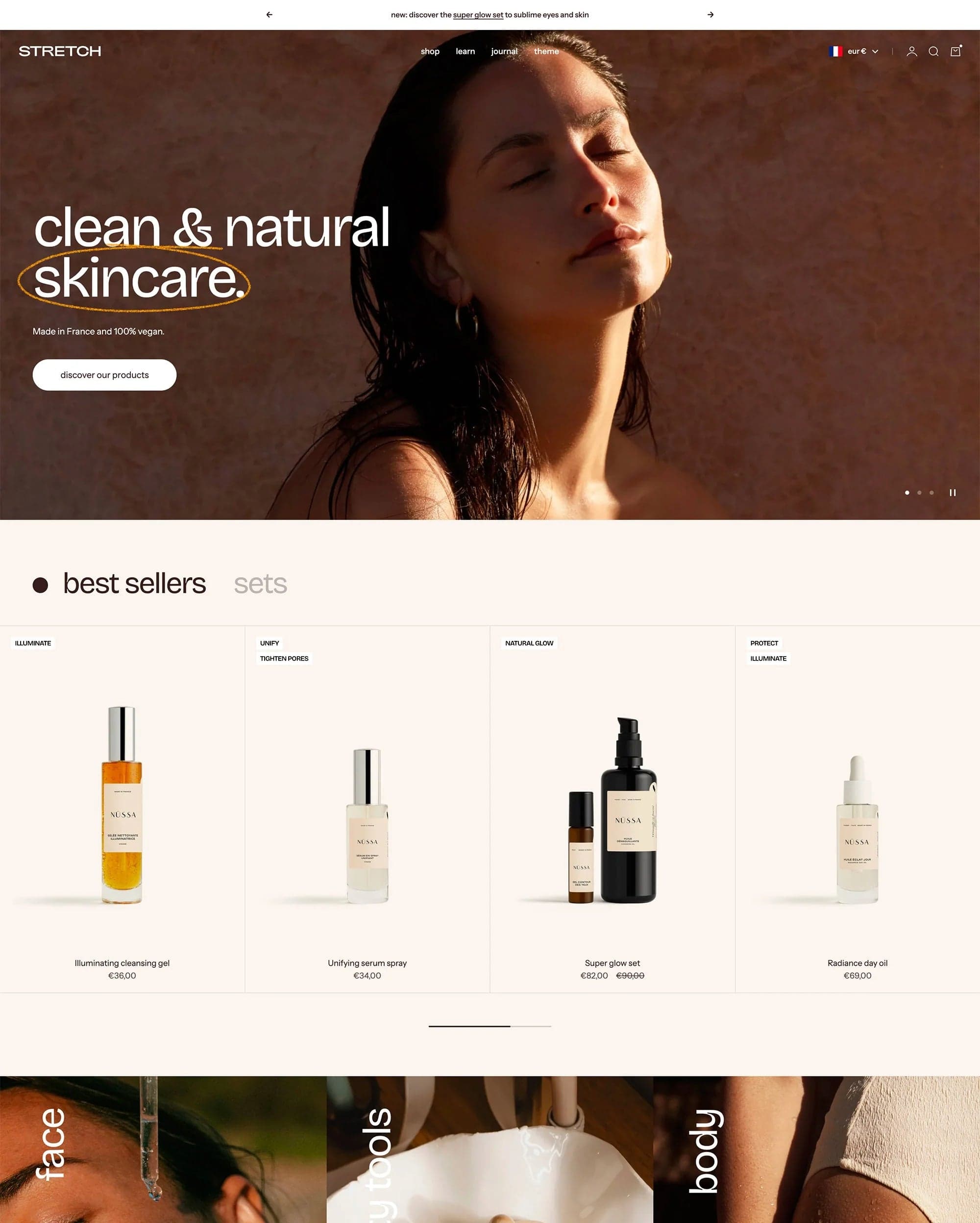 Stretch Shopify theme preview