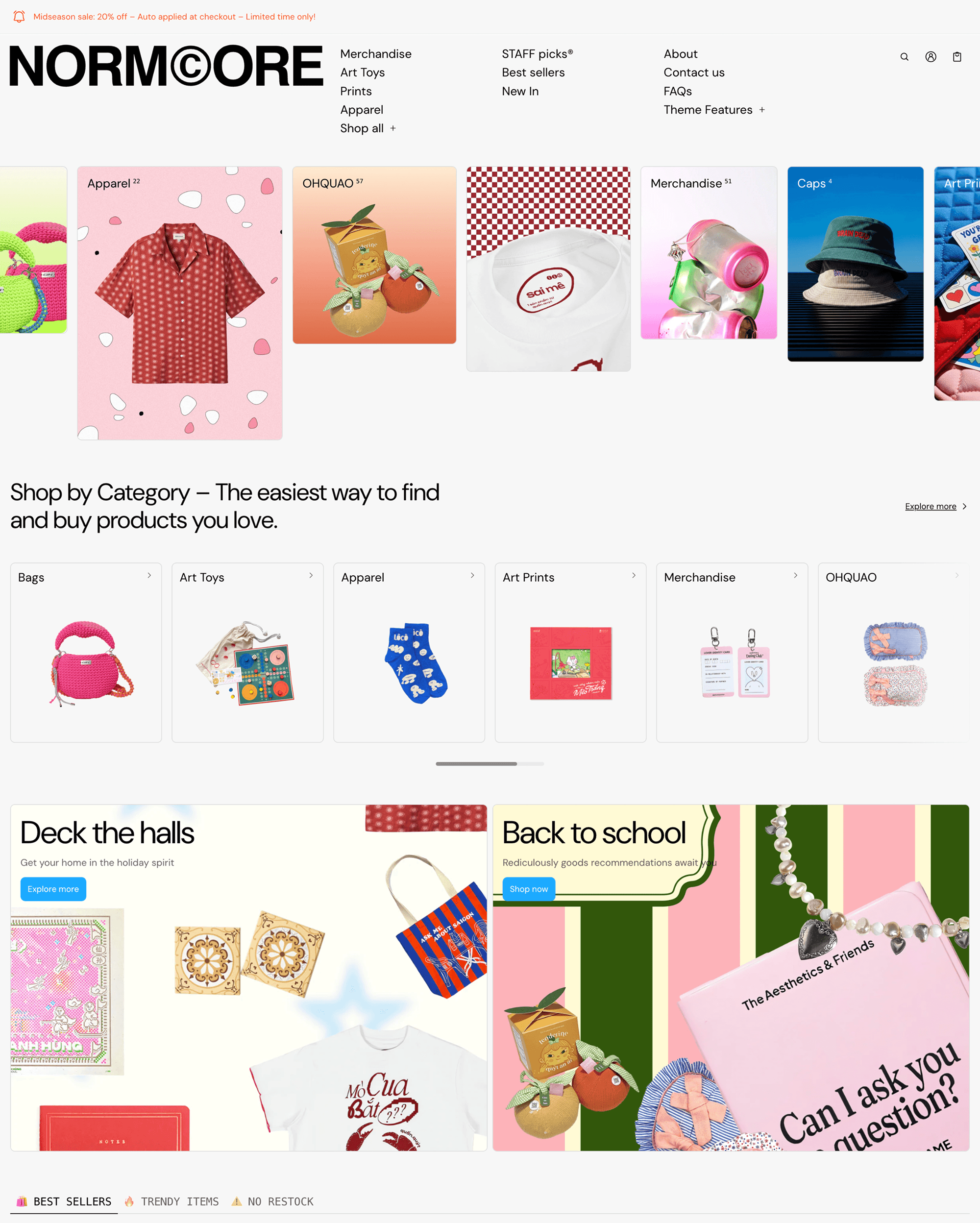 Normcore Elementary preset