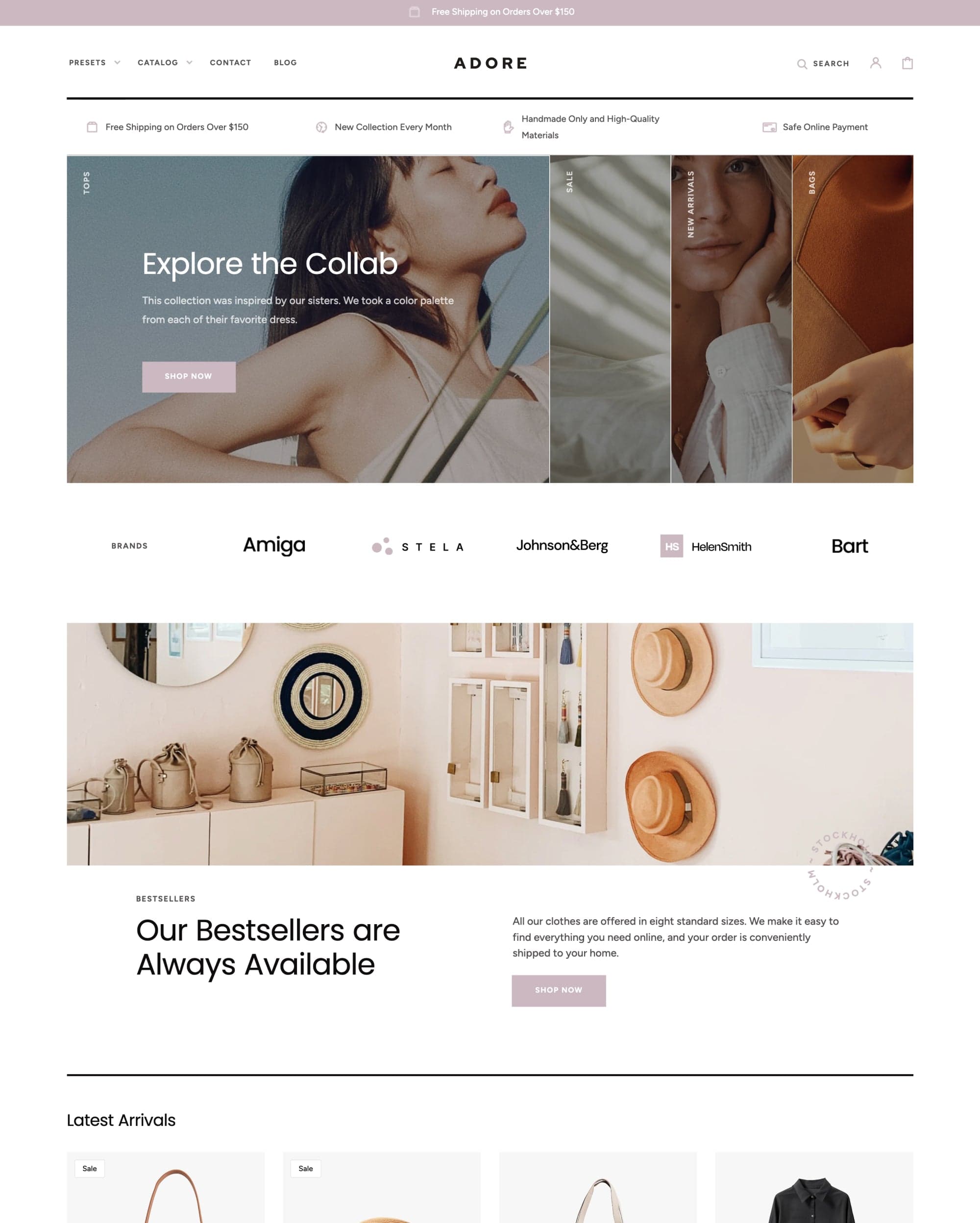 Stockholm Adore preset