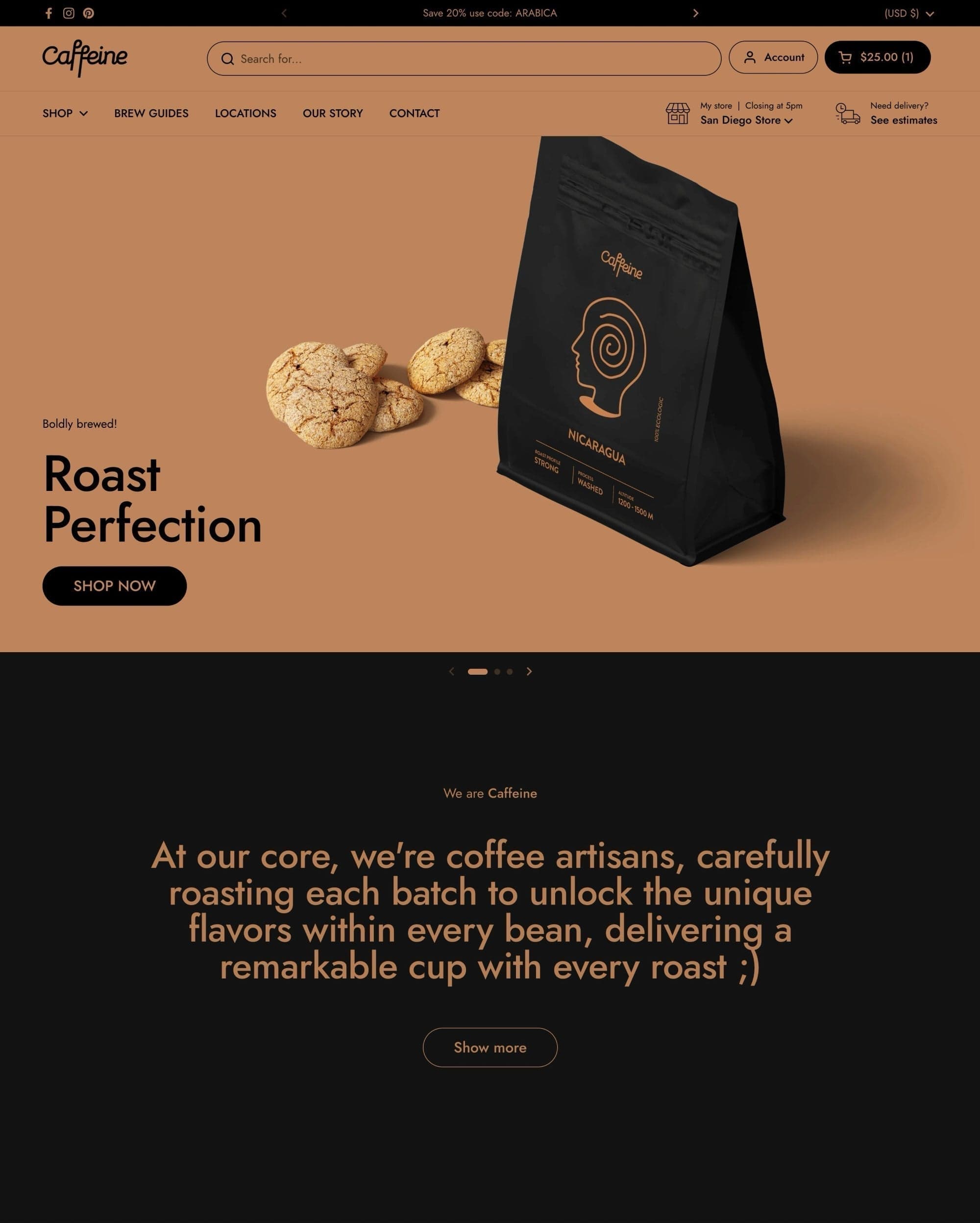 Local Caffeine preset