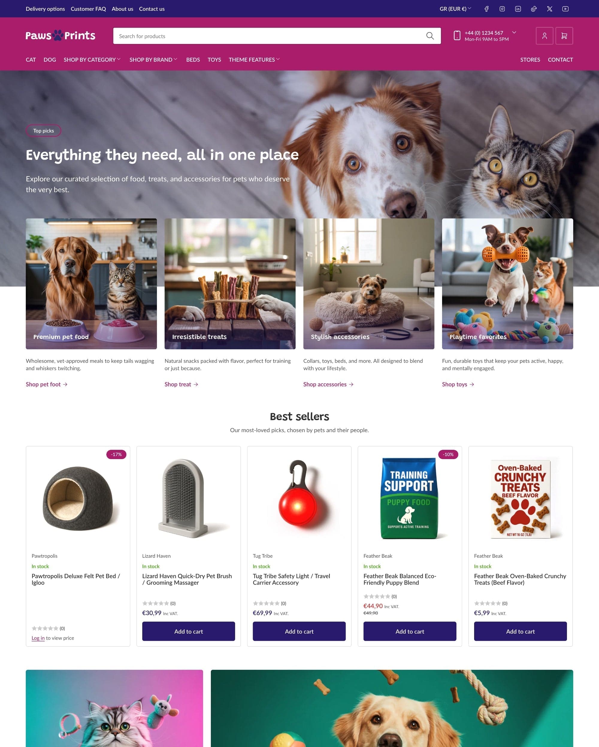 Tokyo Paw Prints preset