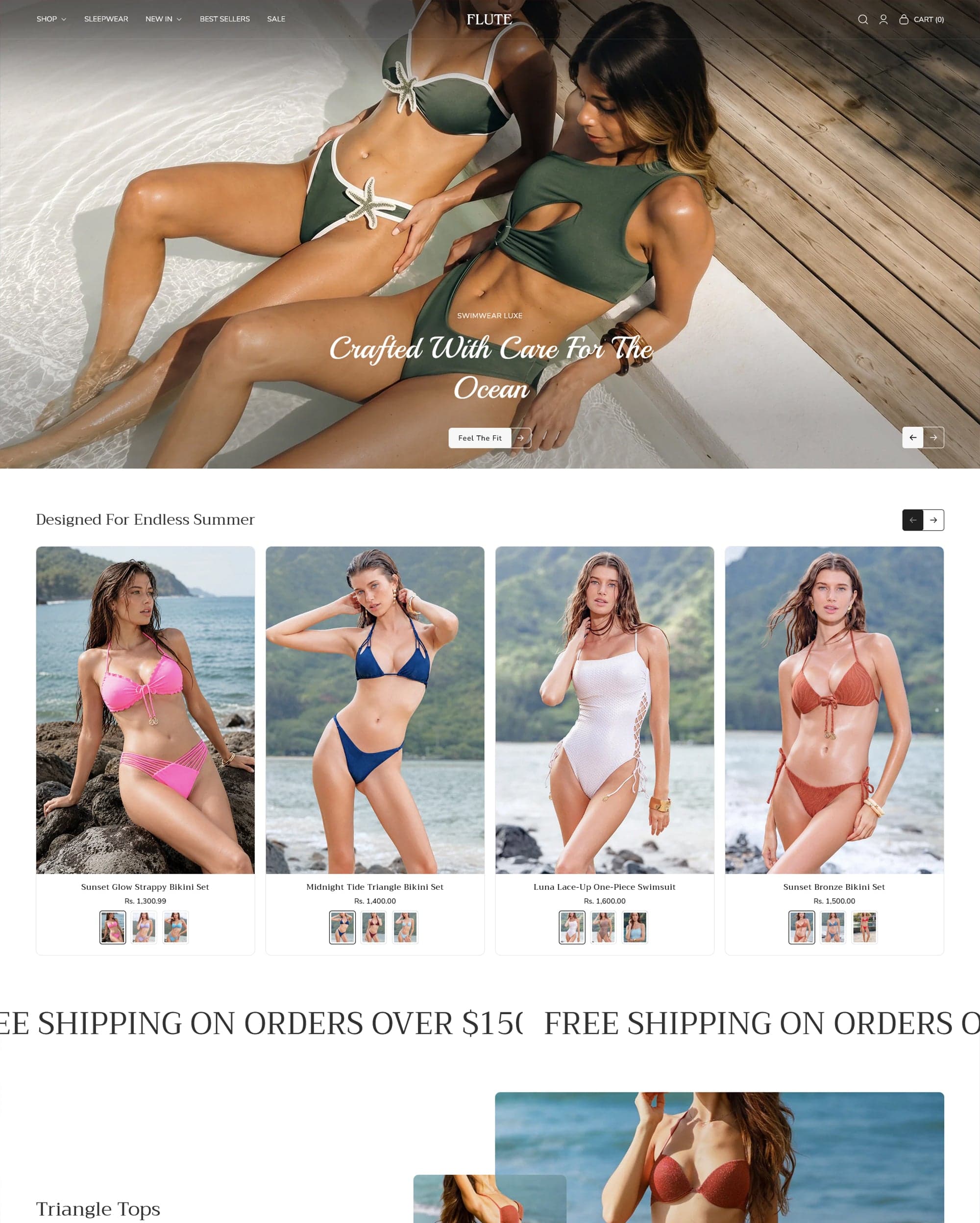 Flute Shopify theme preview