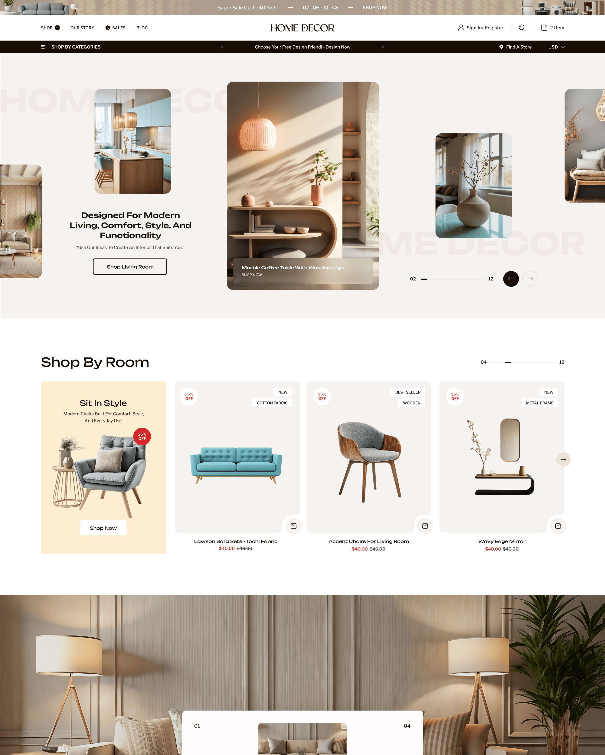 Renovate Shopify theme preview