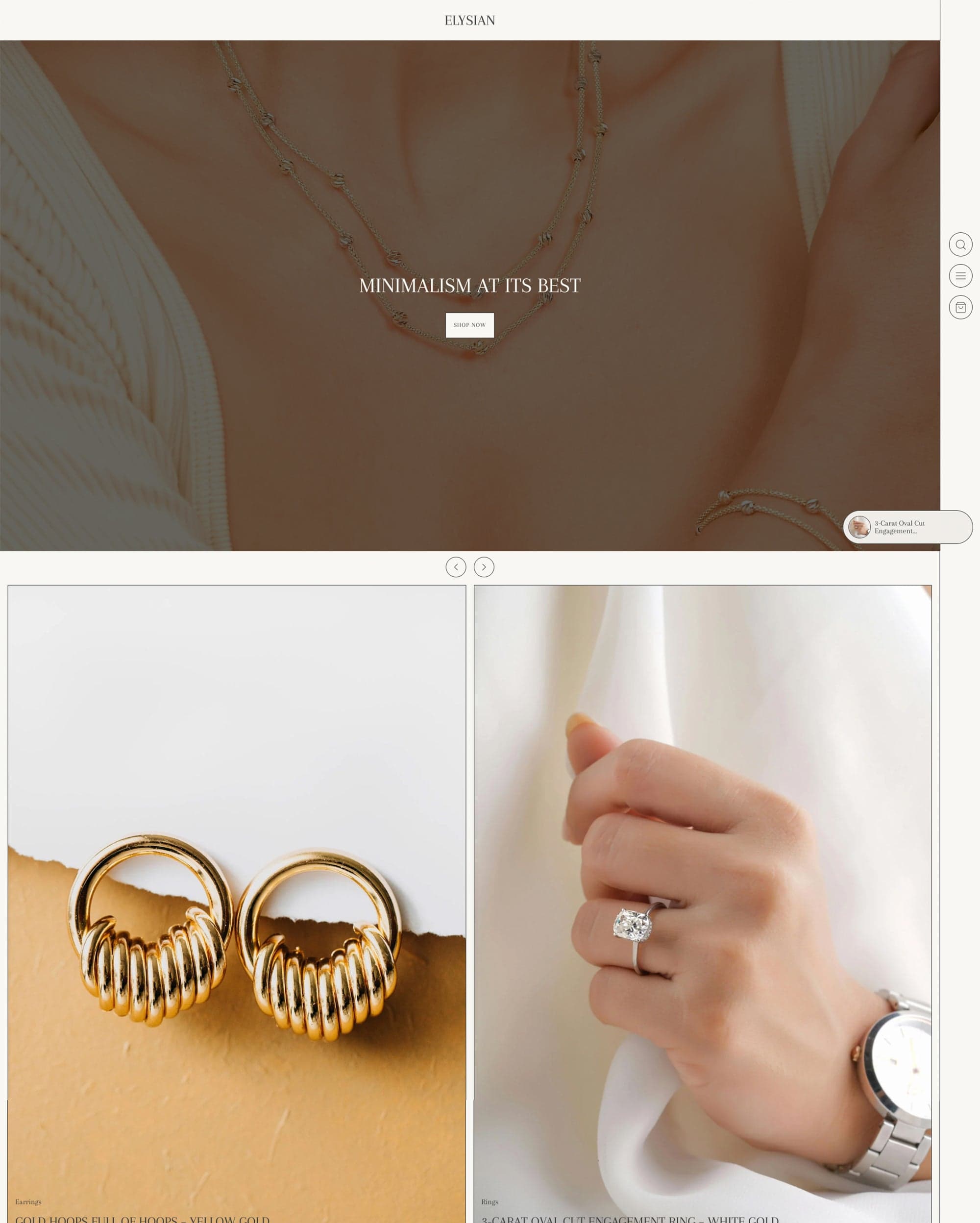 Elysian Shopify theme preview