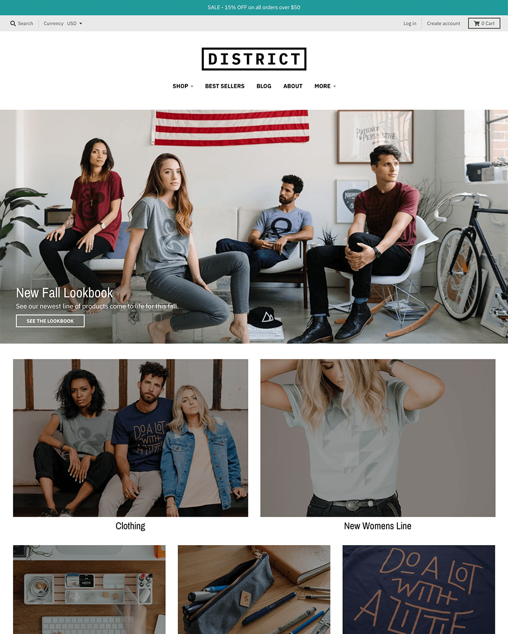District Shopify theme preview