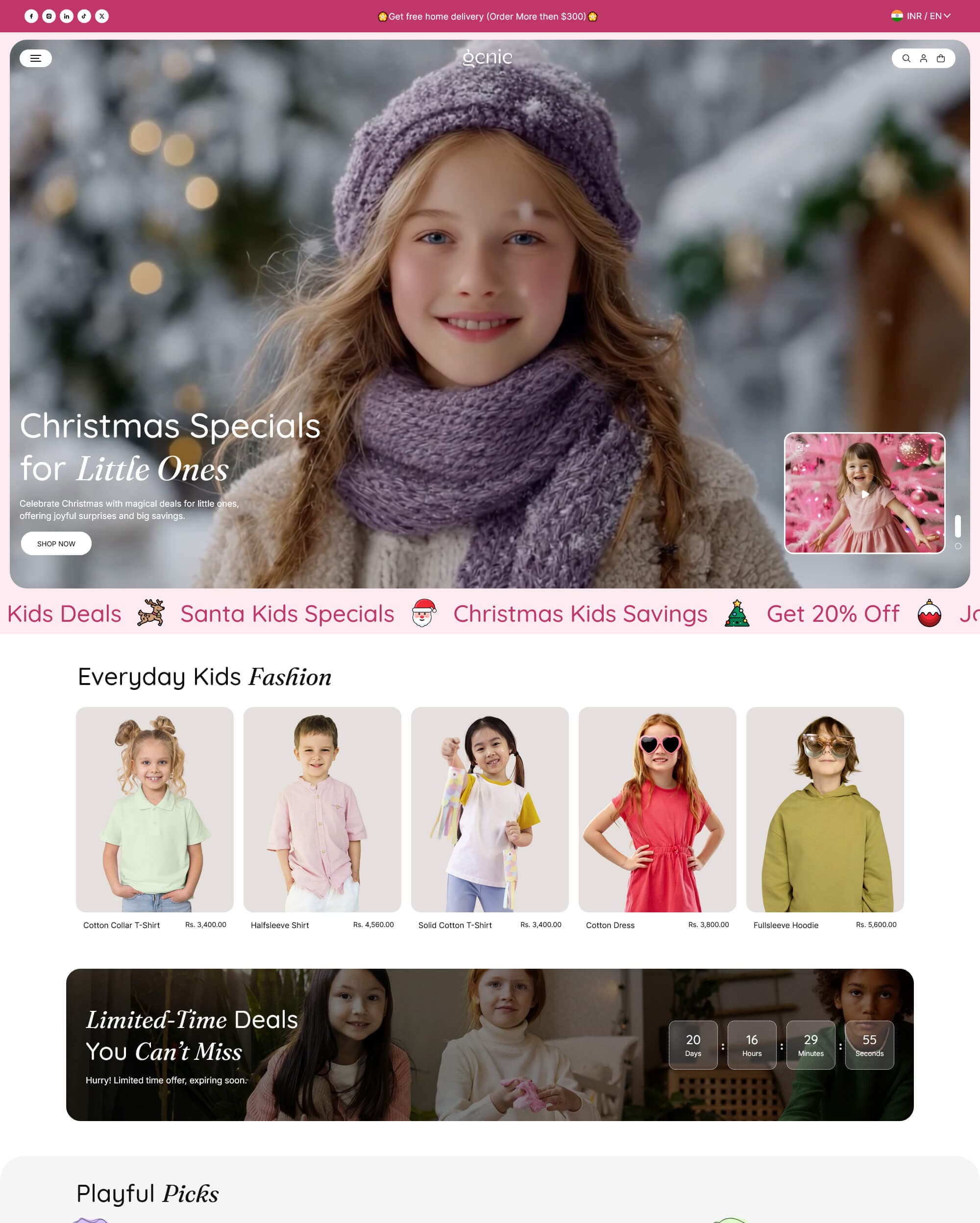 Genie Shopify theme screenshot
