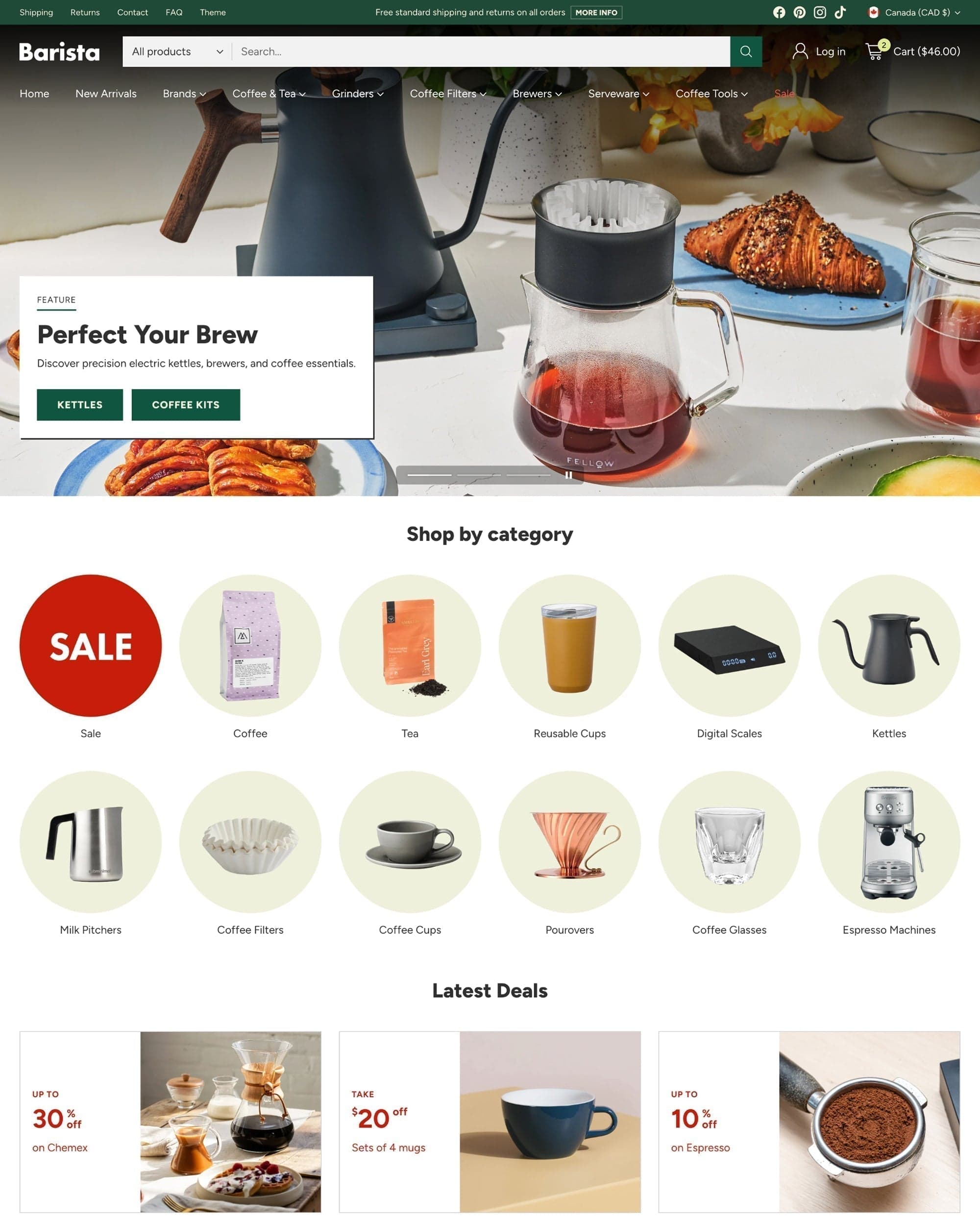 Cornerstone Barista preset