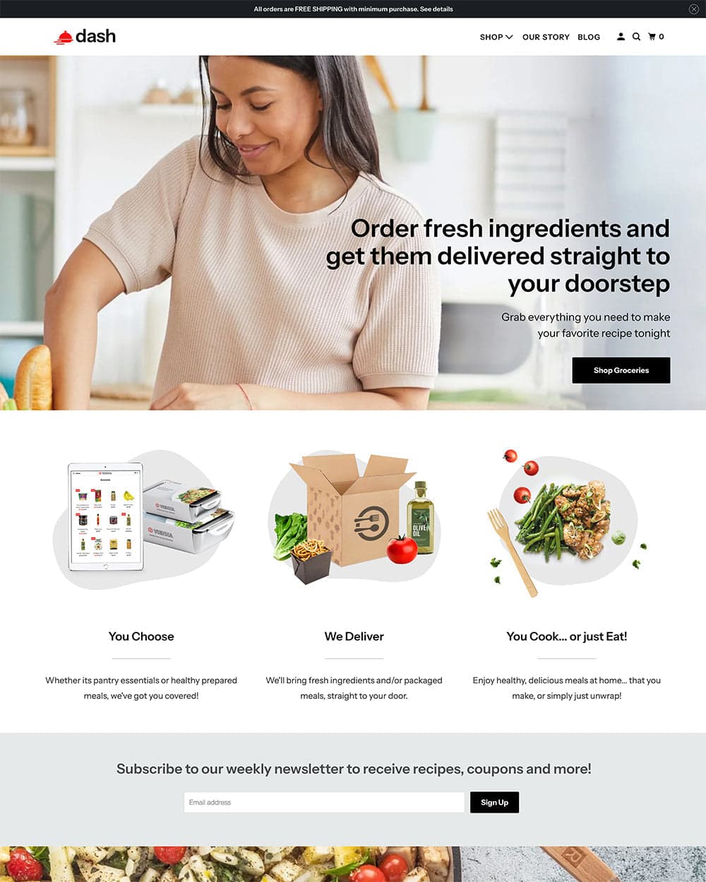 Parallax Dash preset