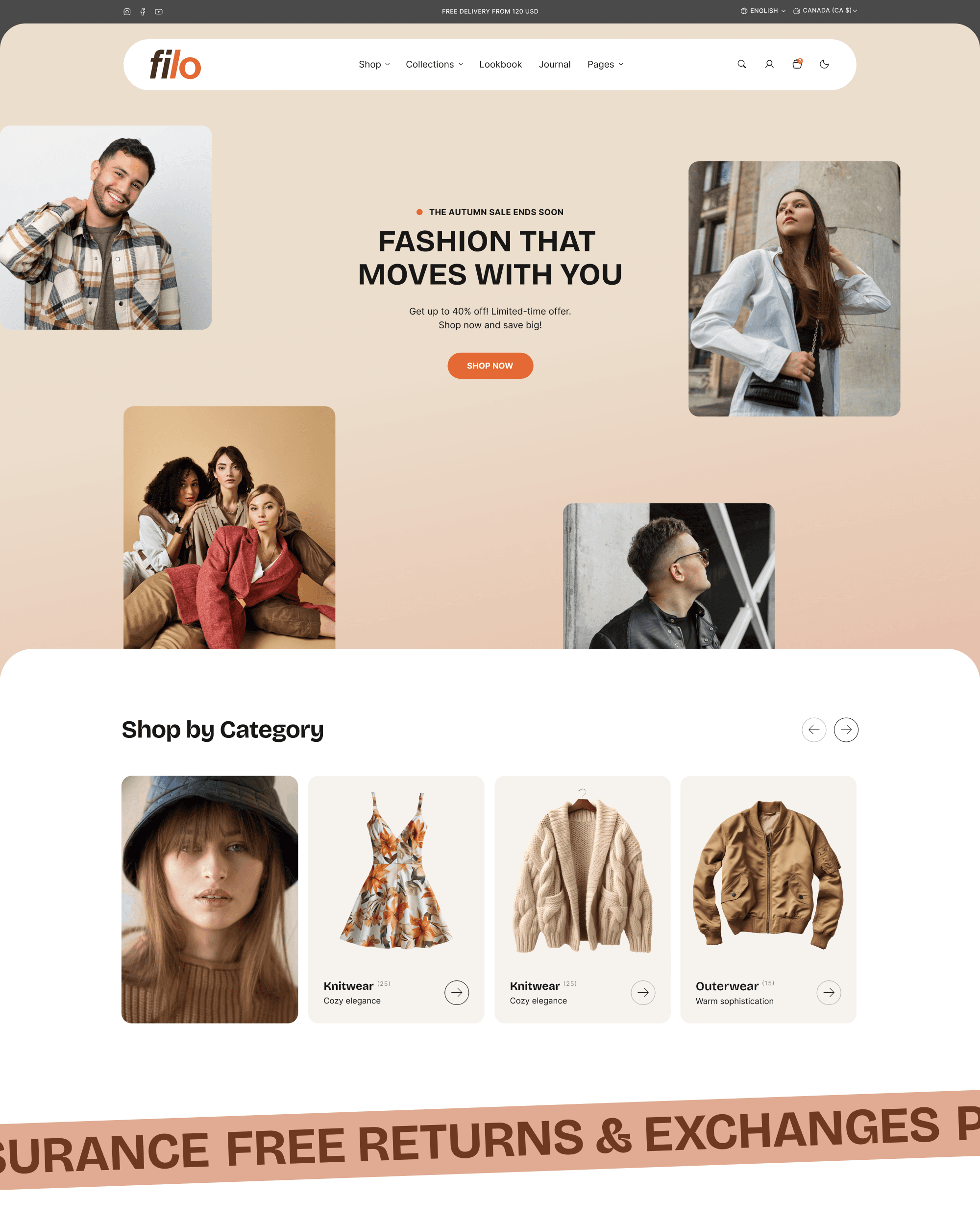 Filo Shopify theme preview