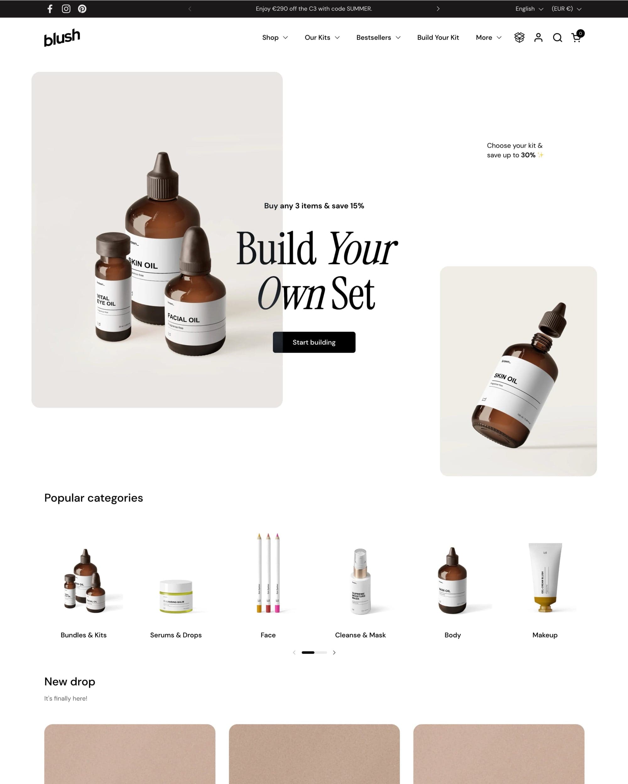 Combine Blush preset