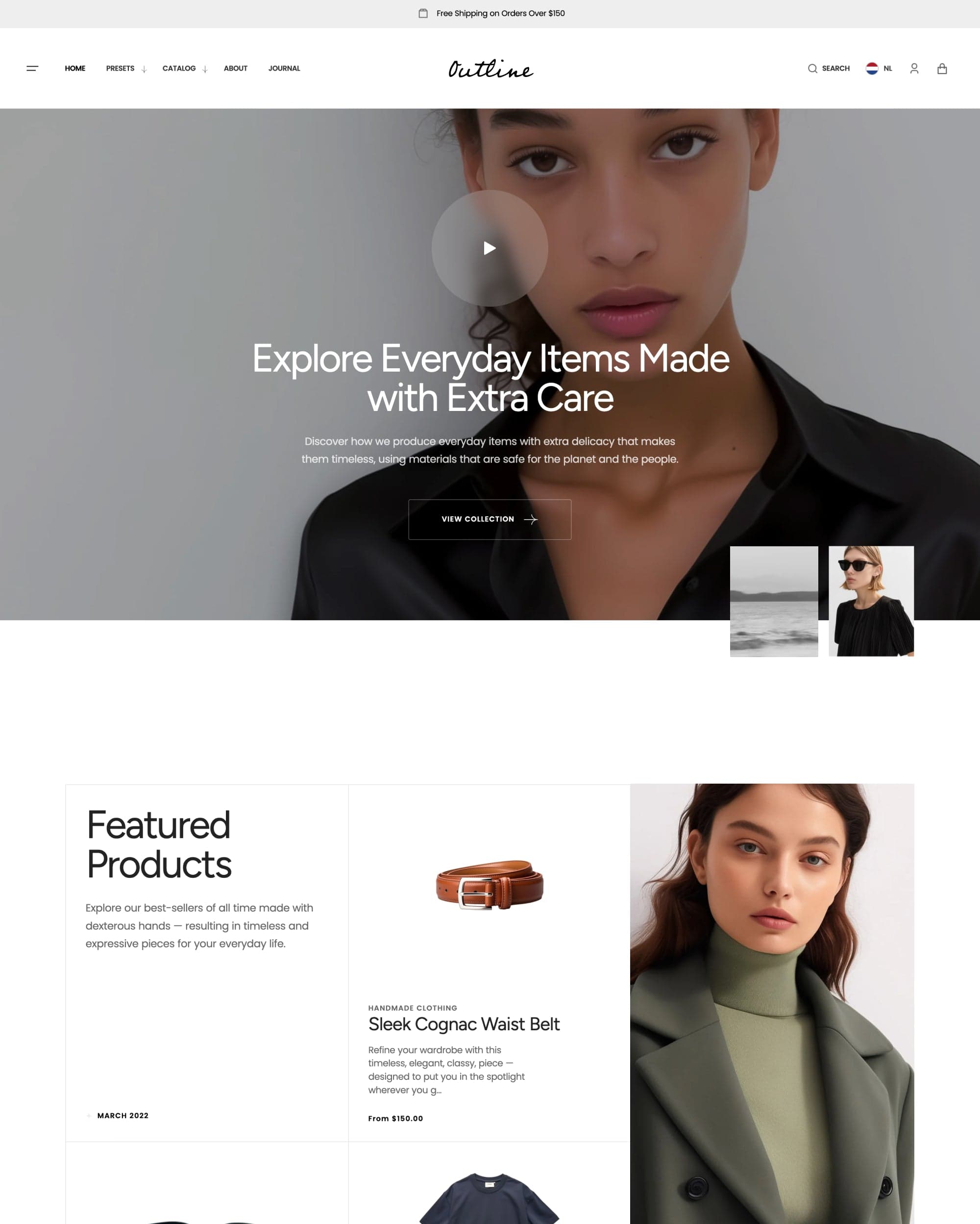 Handmade Outline preset