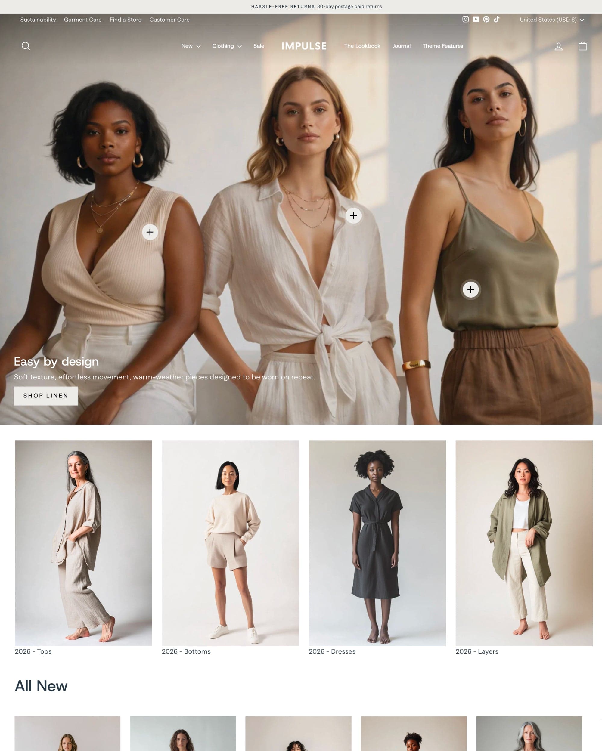 Impulse Shopify theme preview