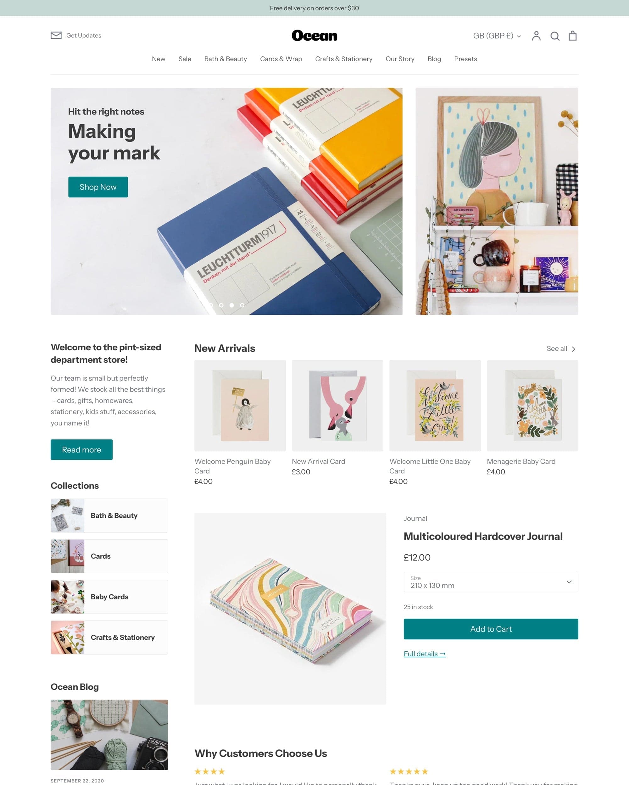 Expression Ocean preset