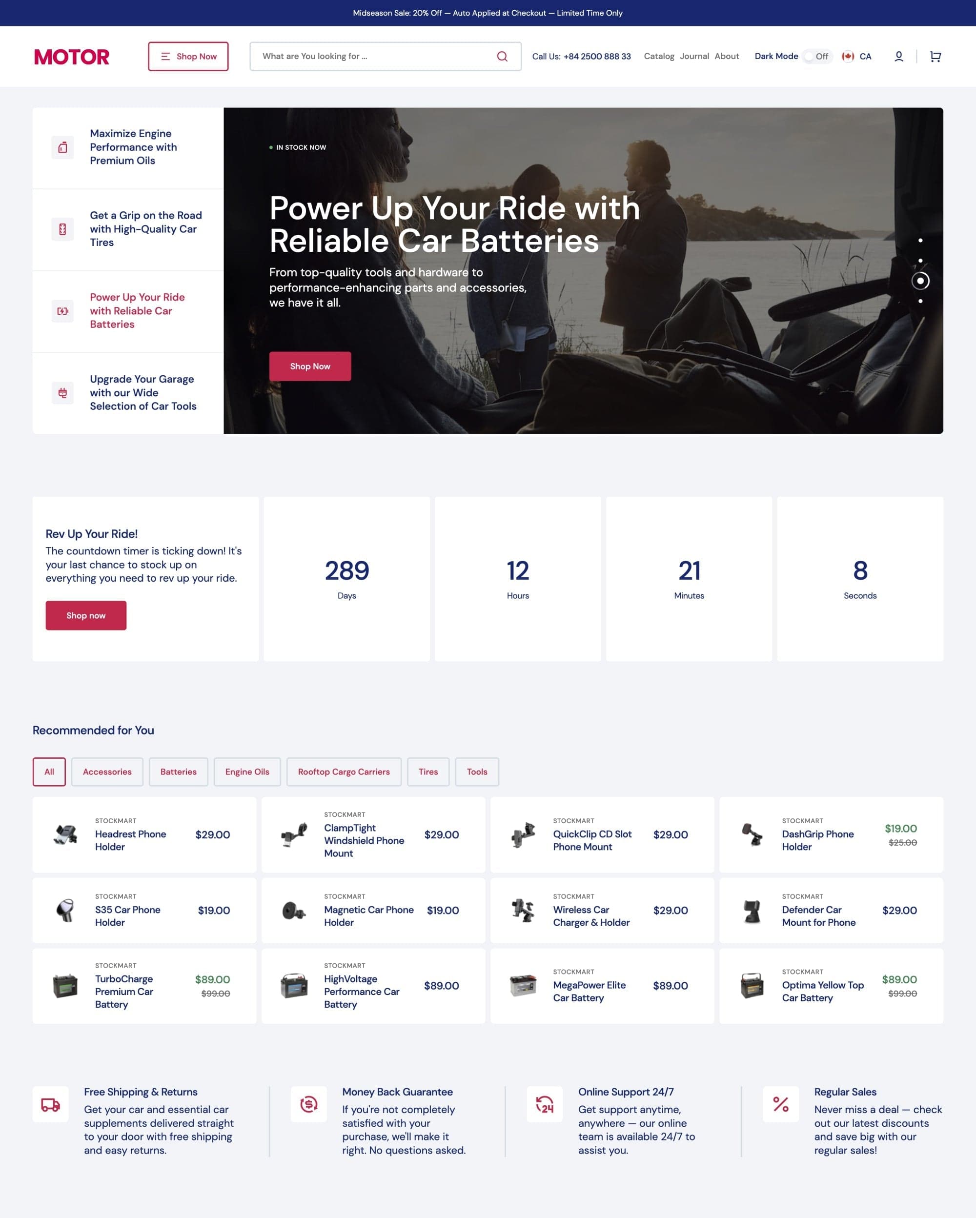 Stockmart Motor preset