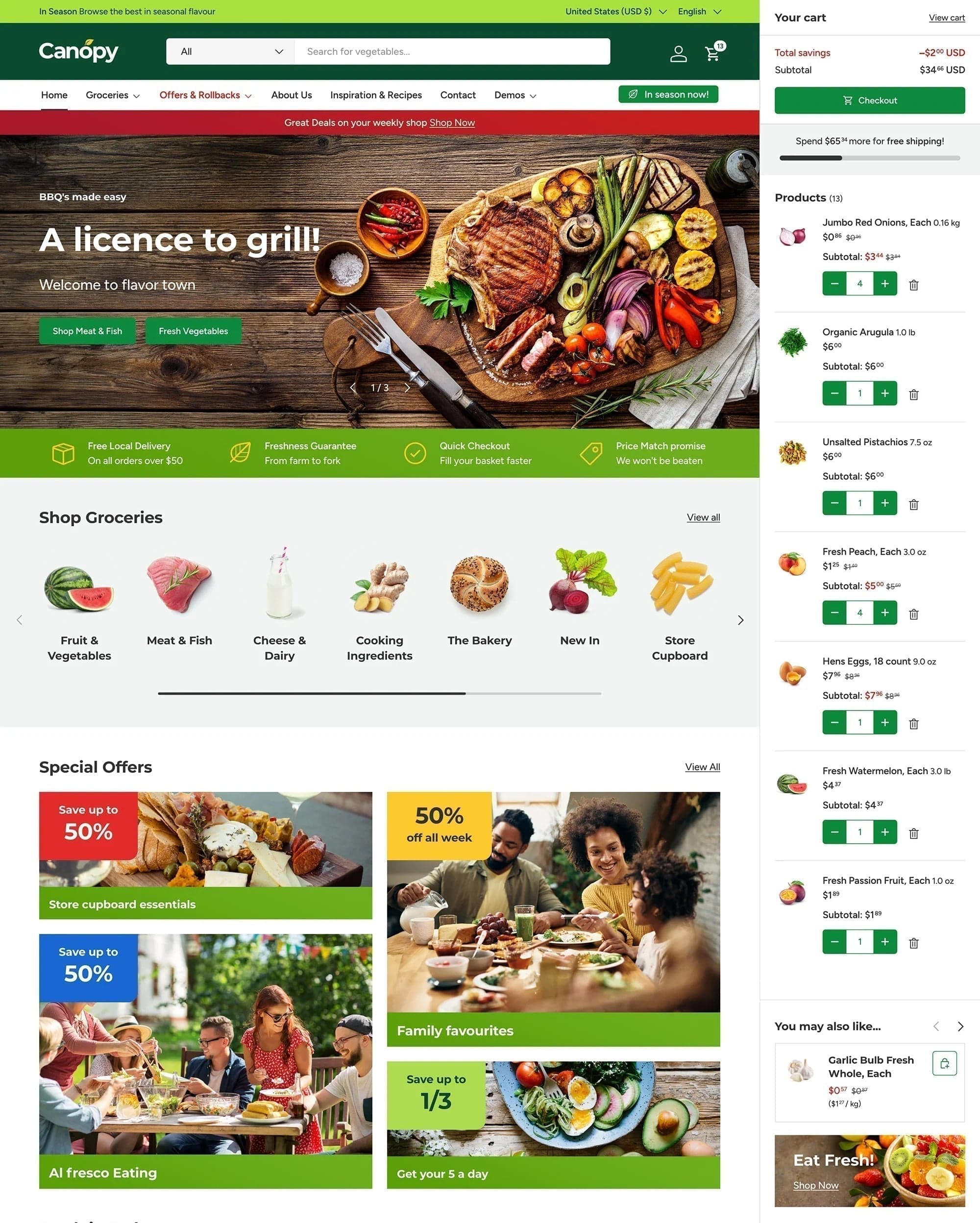 Canopy Shopify theme preview