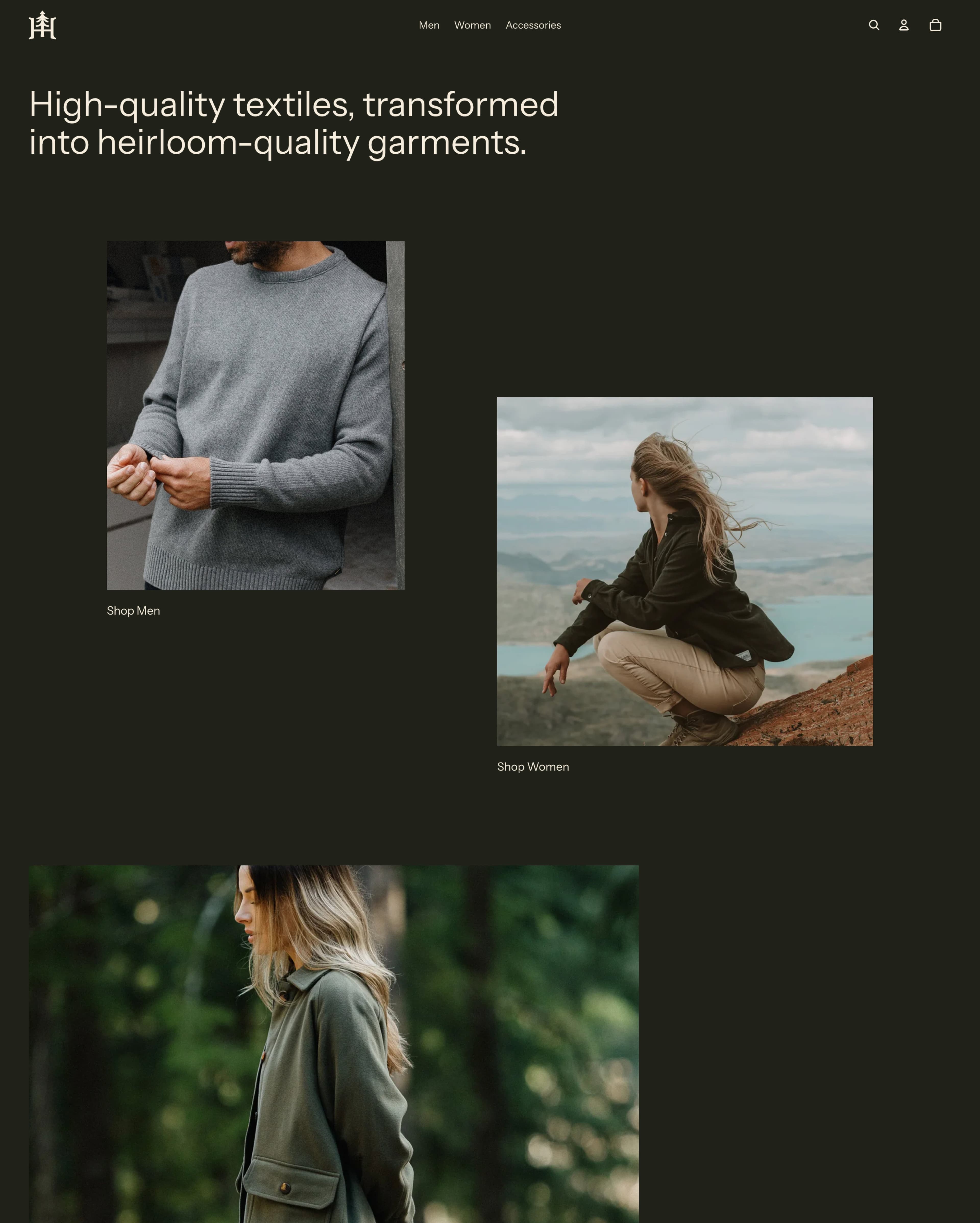 Heritage Shopify theme preview