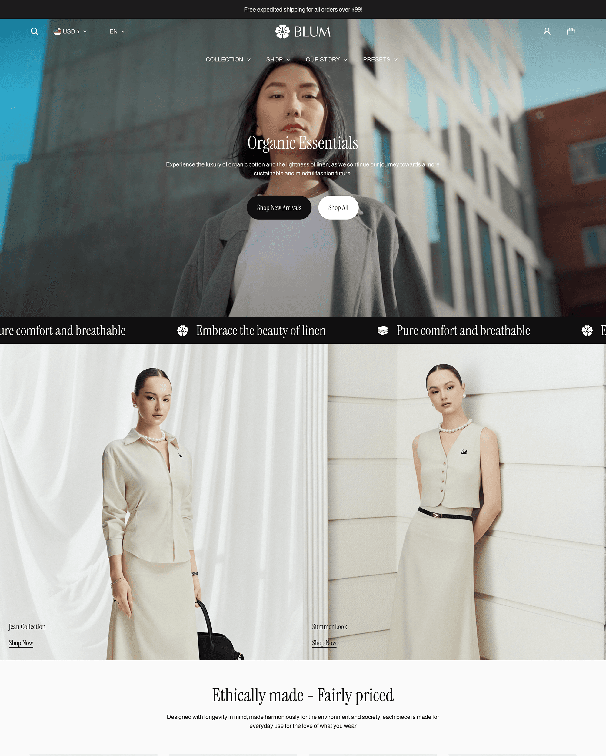 Blum Shopify theme preview