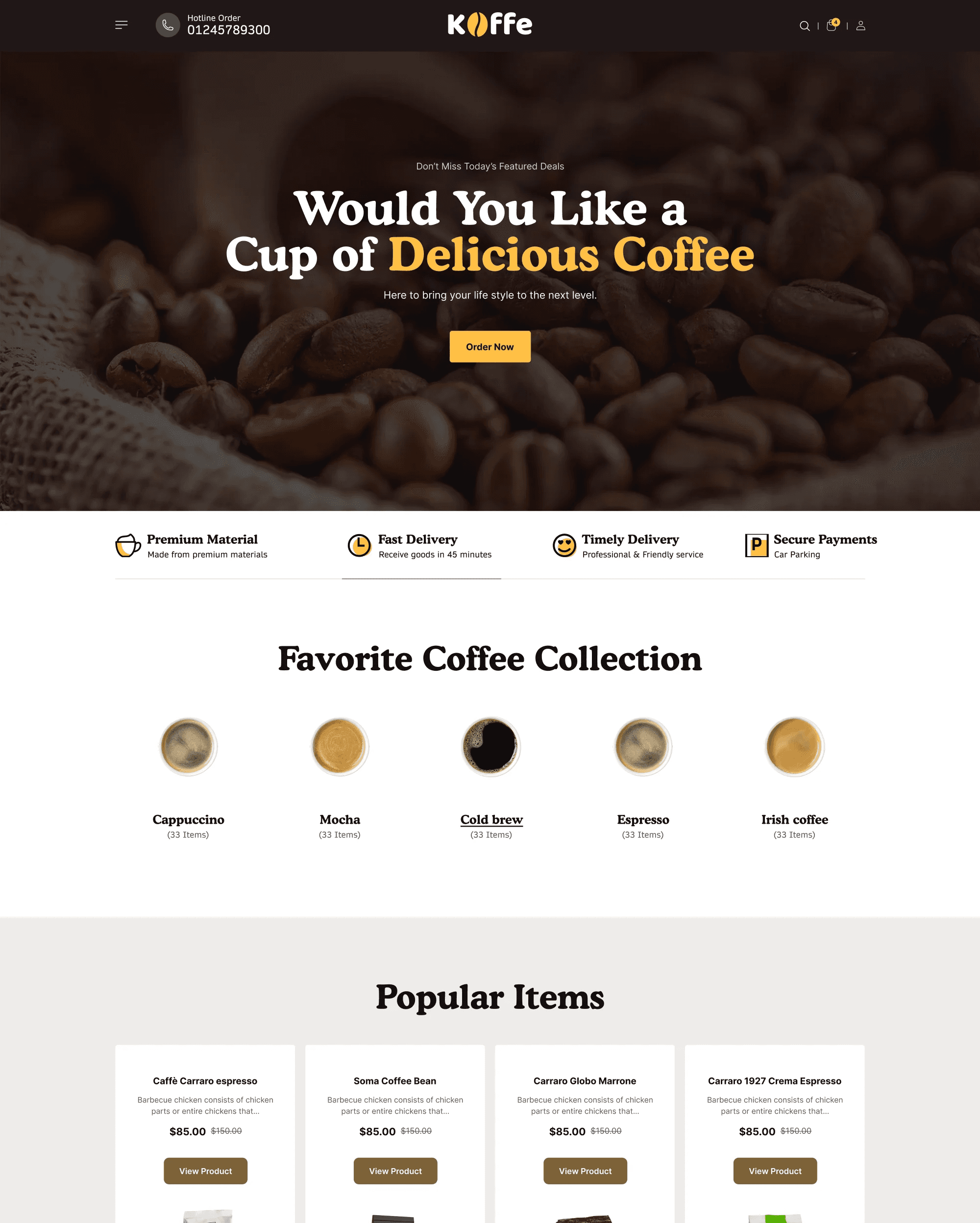 Pesto Koffe preset