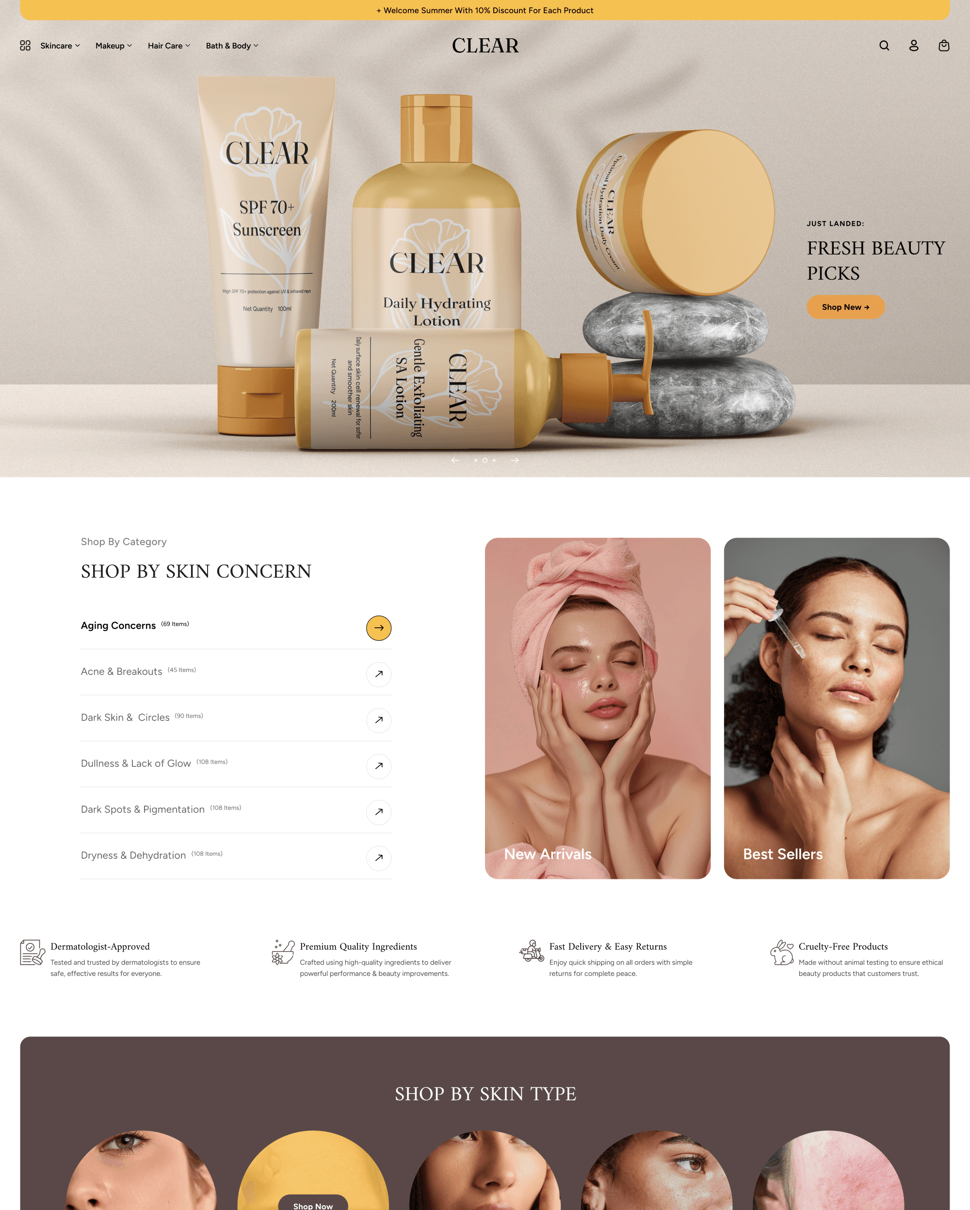 Flaunt Clear preset