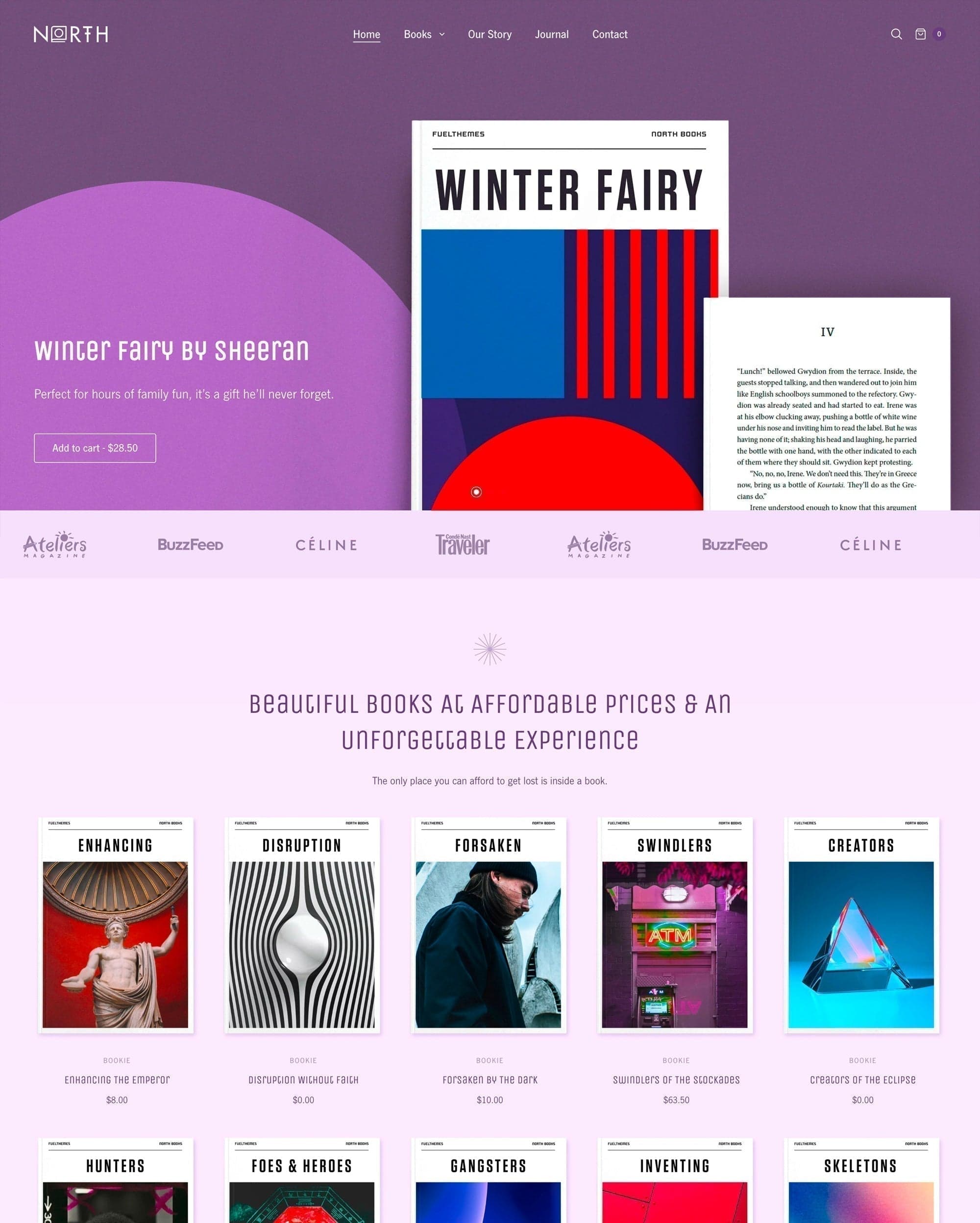 North Pagefold preset