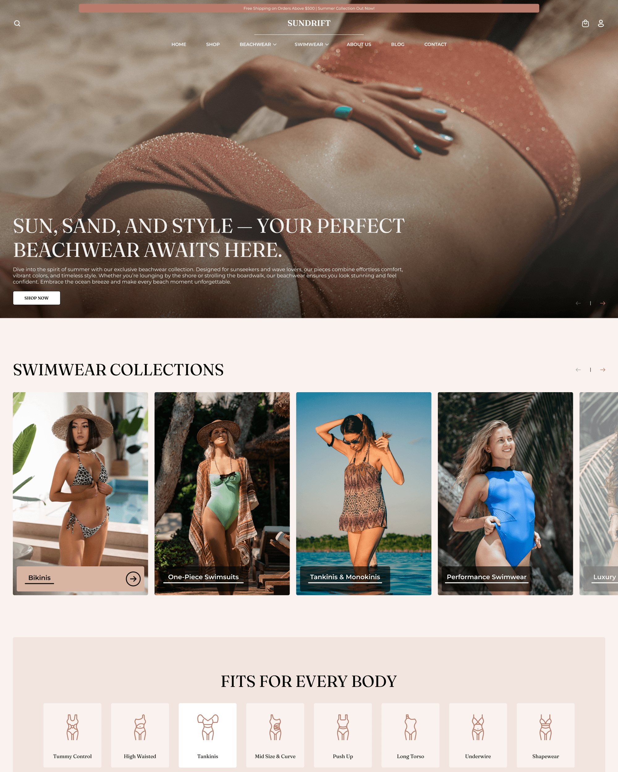 Flaunt Sundrift preset