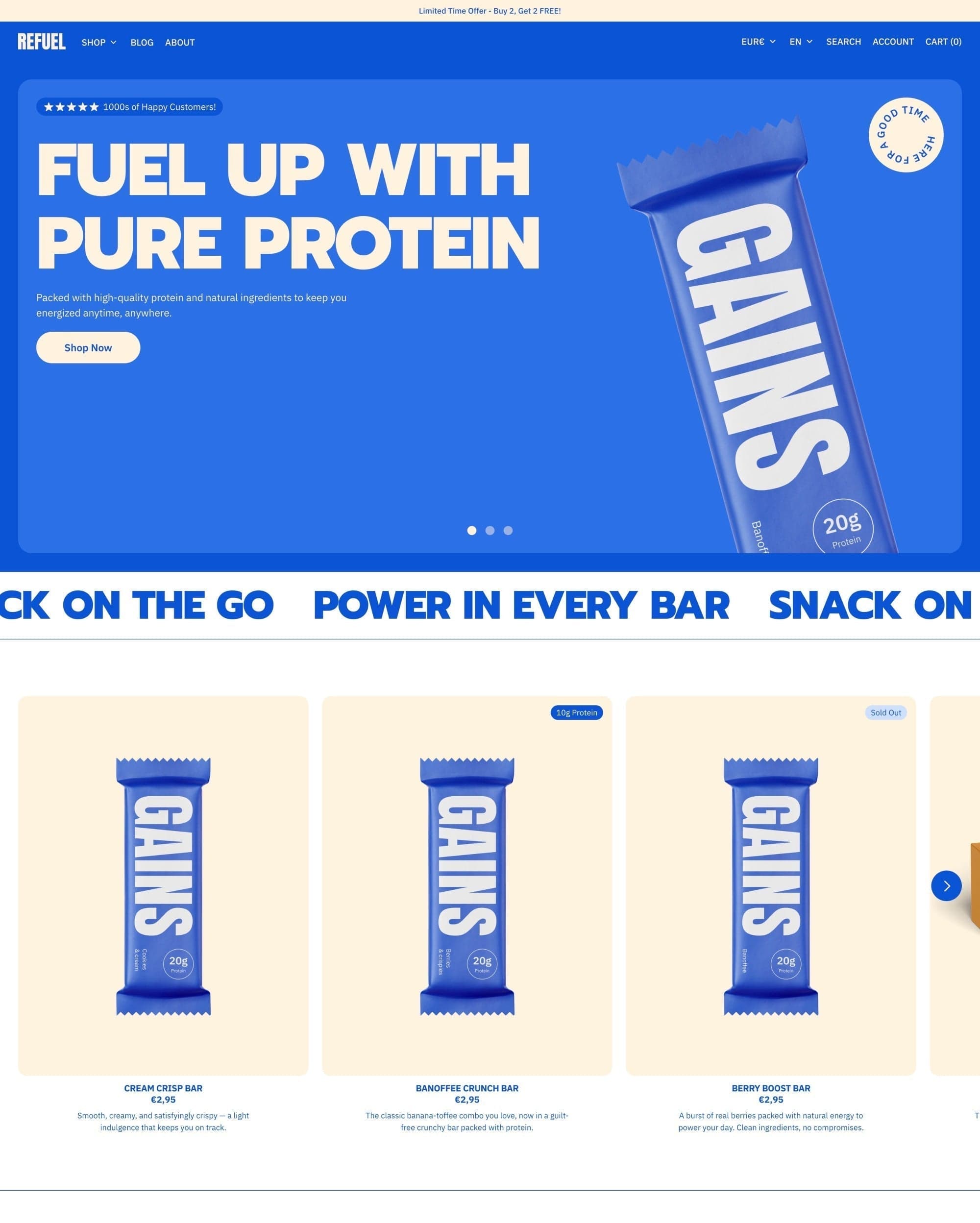 Zap Refuel preset