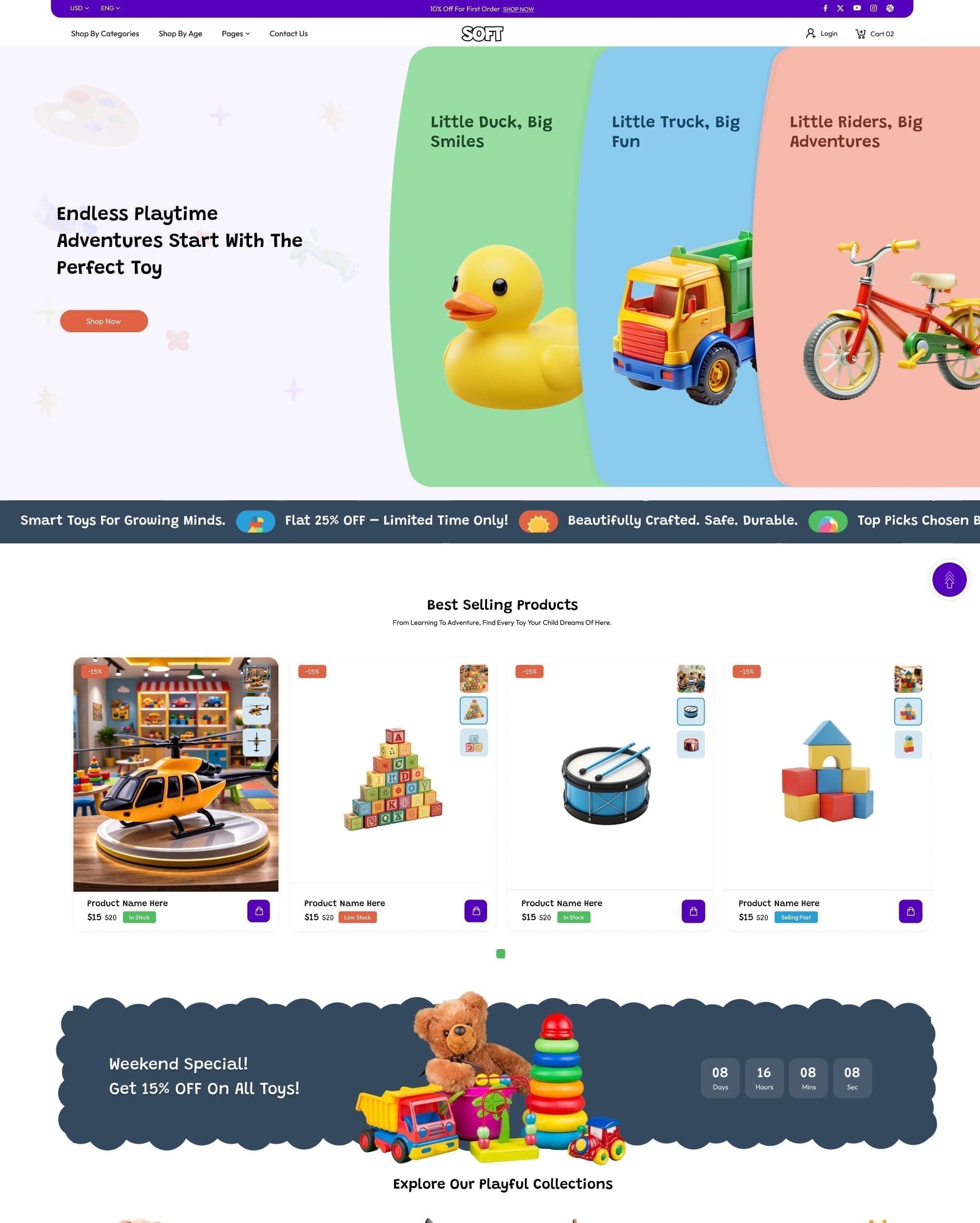 Soft Shopify theme preview
