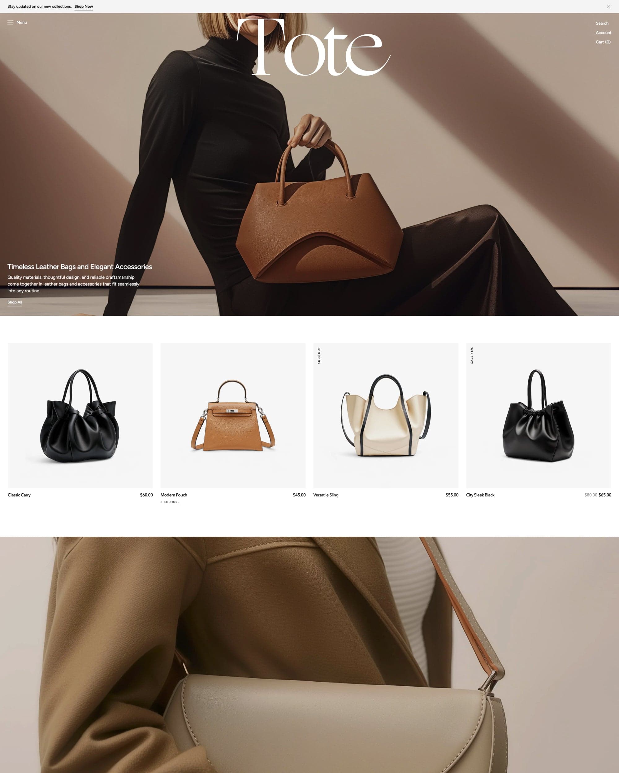 Madrid Tote preset
