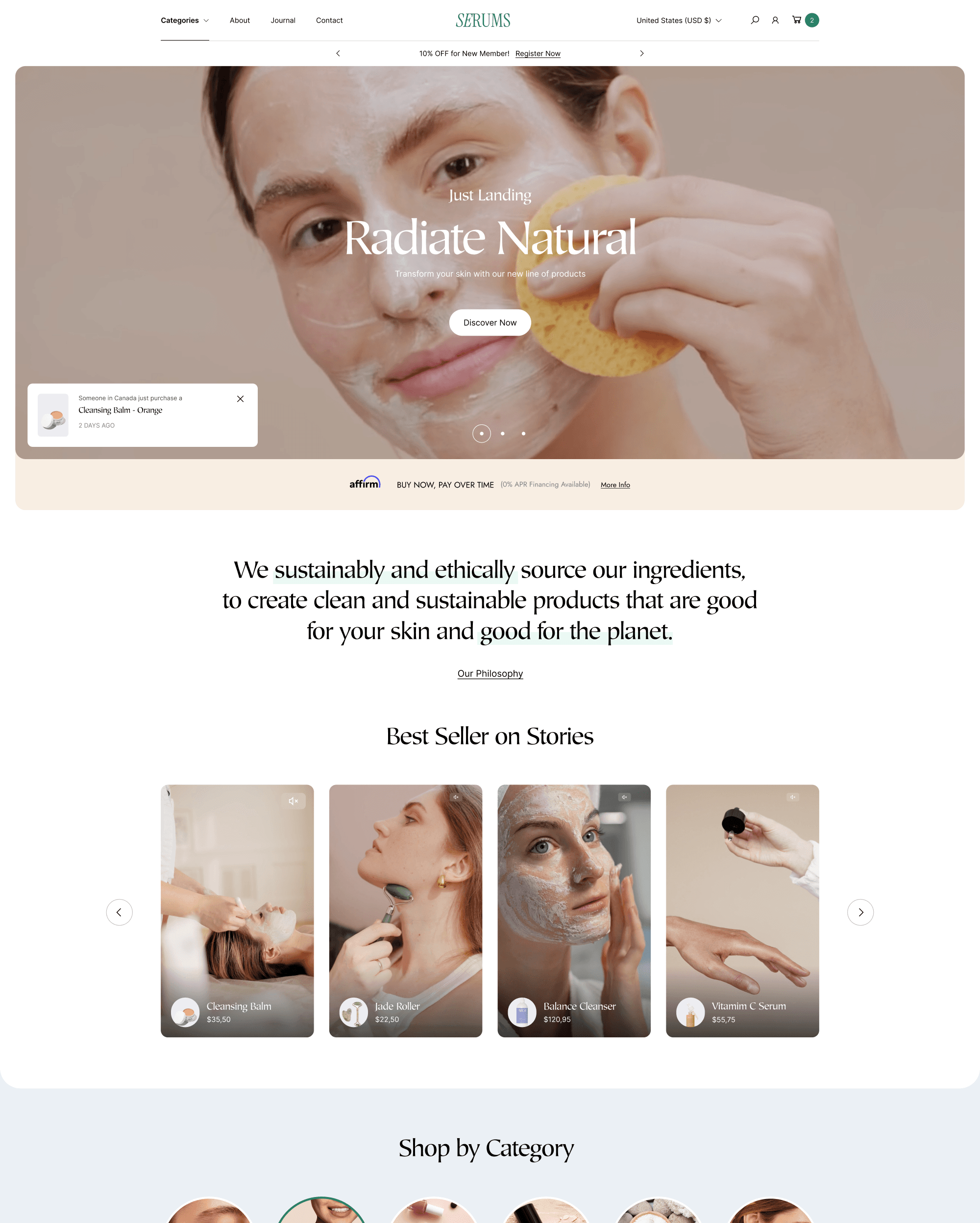 Serums preset