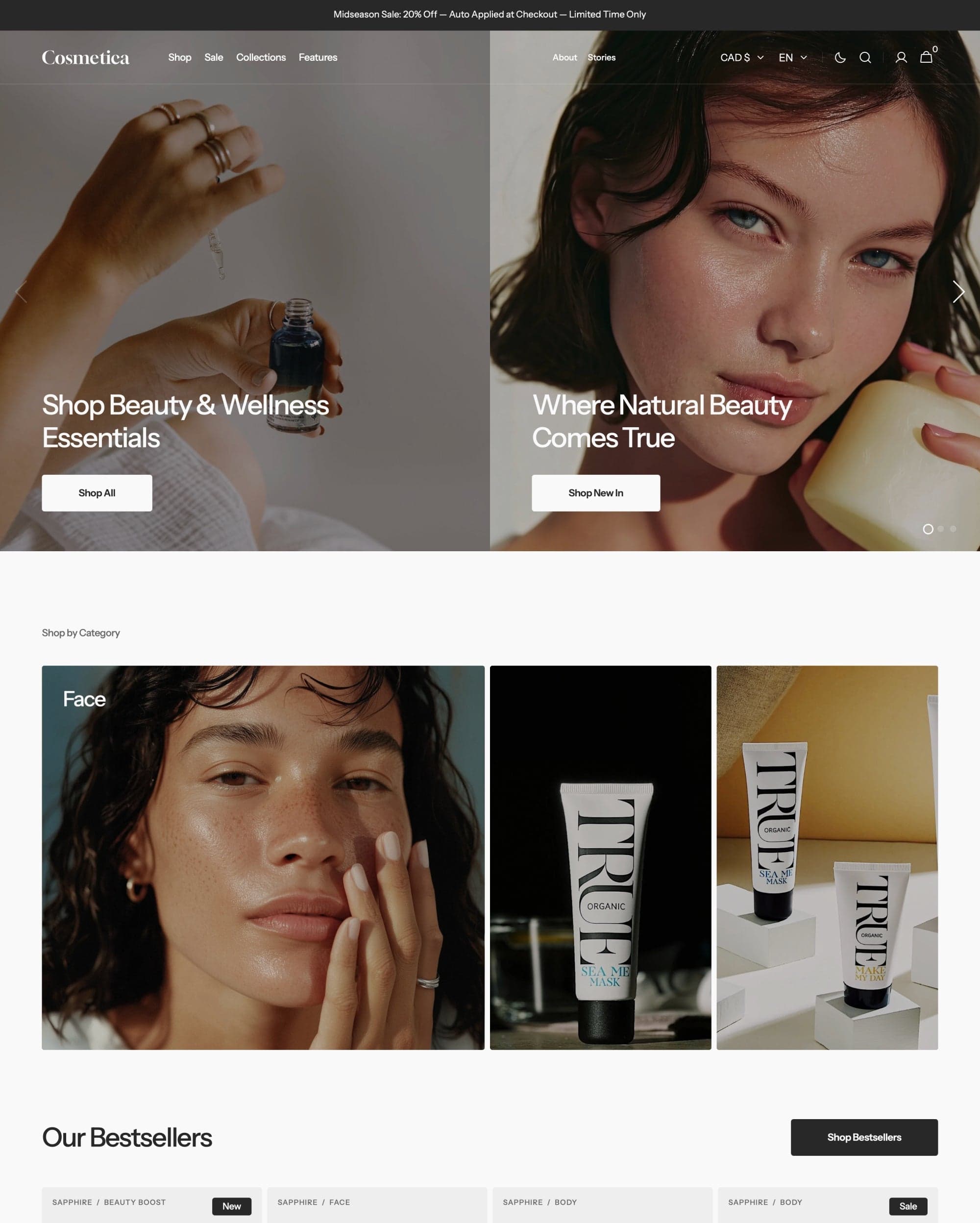 Minimalista Cosmetica preset