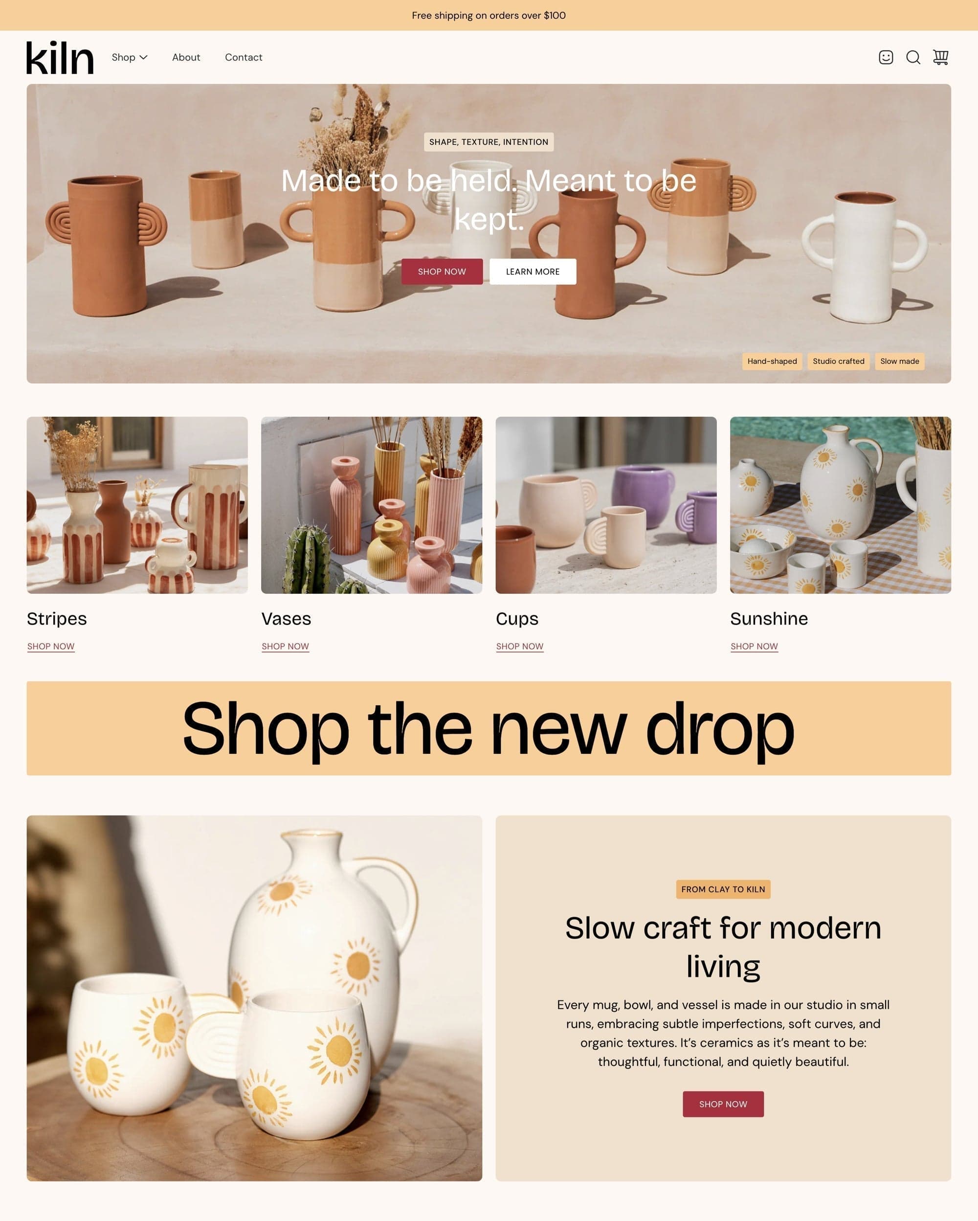 Kiln preset