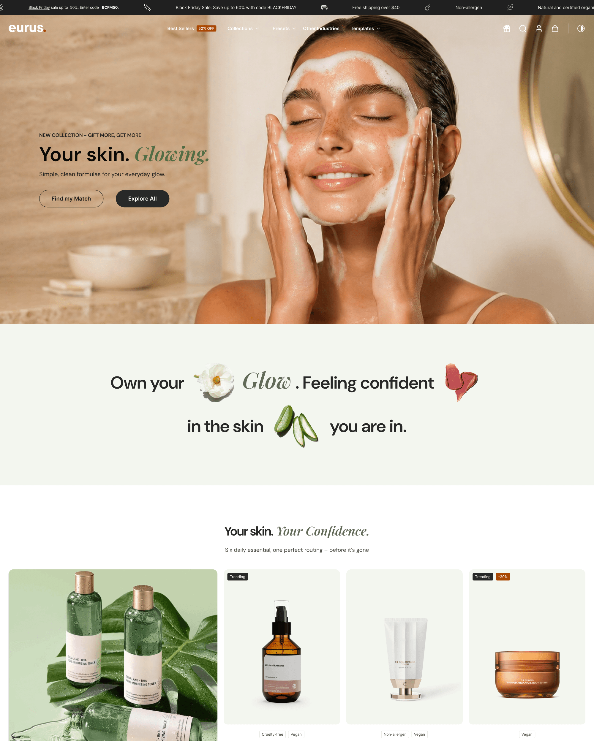 Eurus Shopify theme preview
