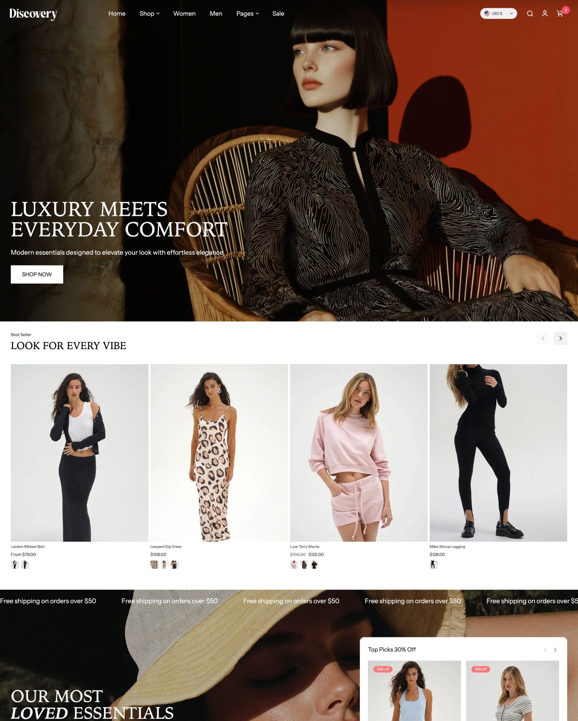 Discovery Shopify theme preview