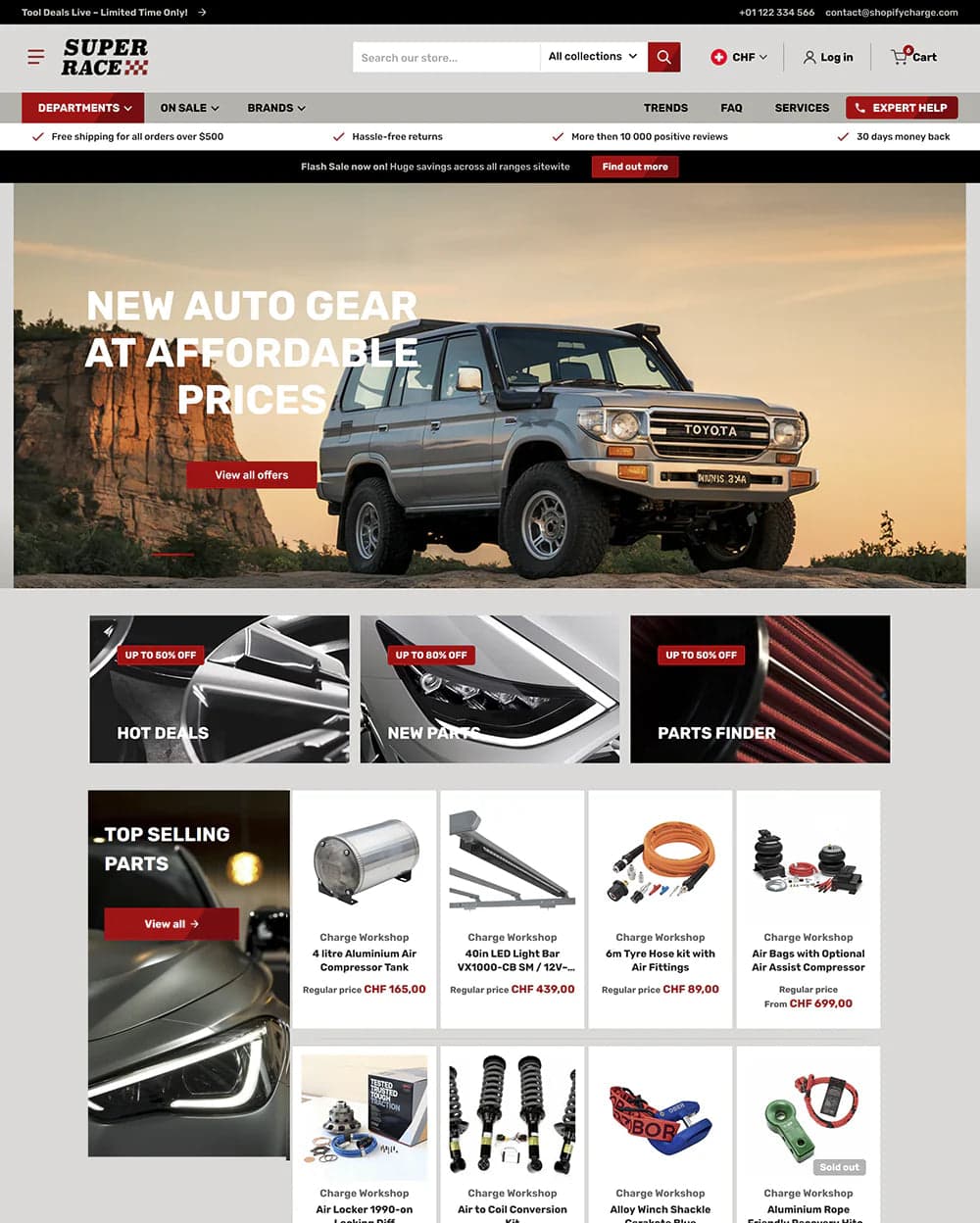 Charge Garage preset