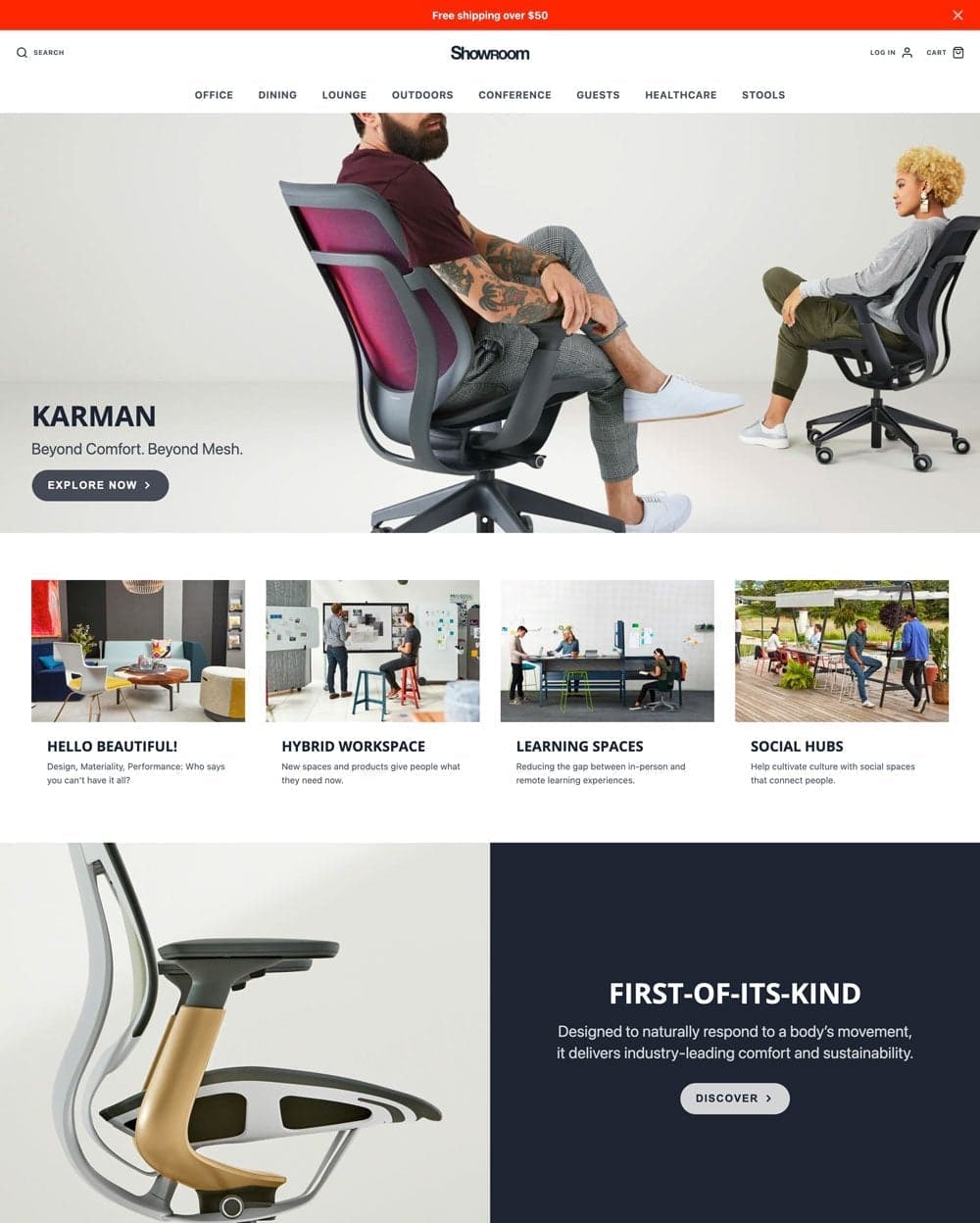 Galleria Showroom preset