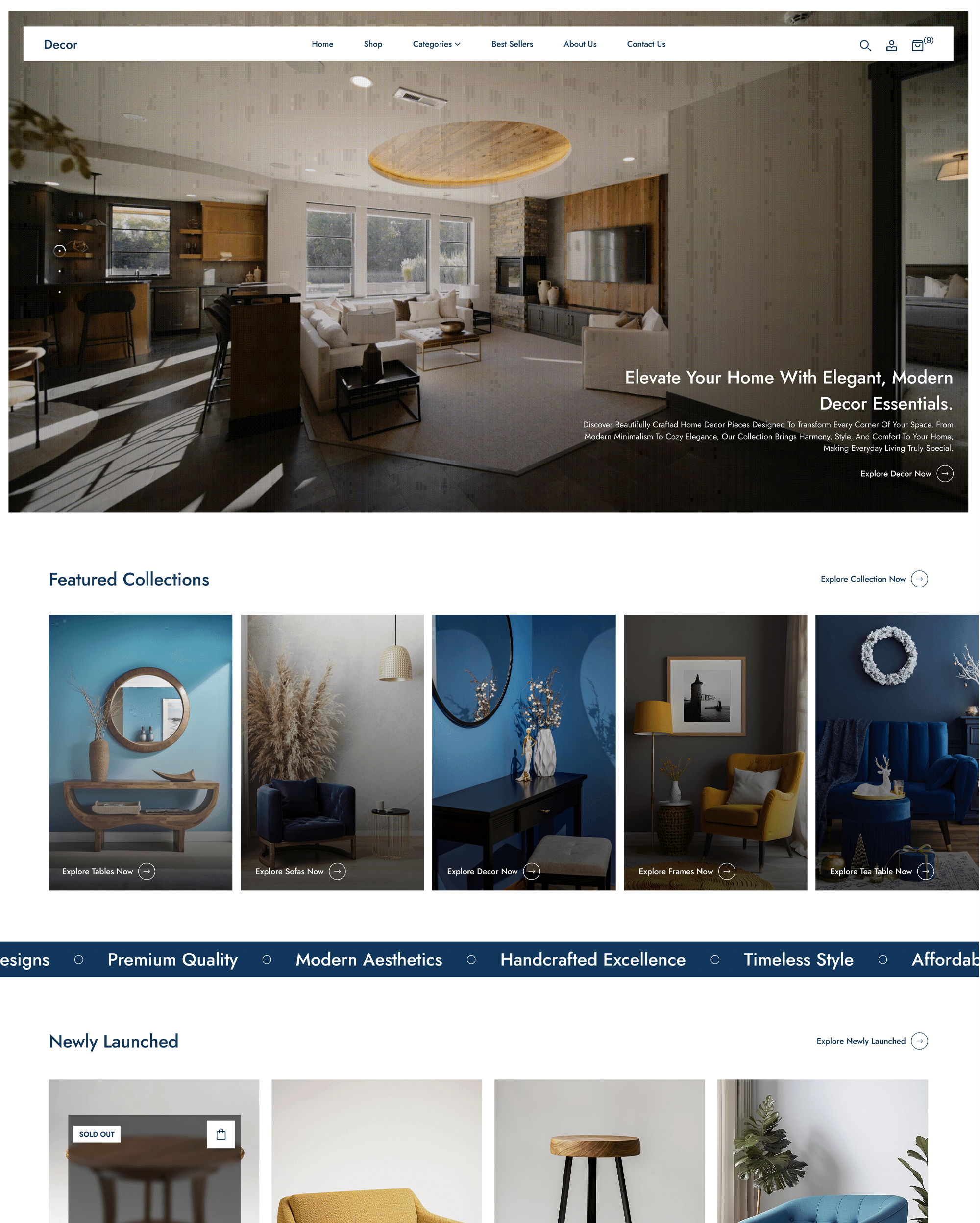Gravity Decor preset